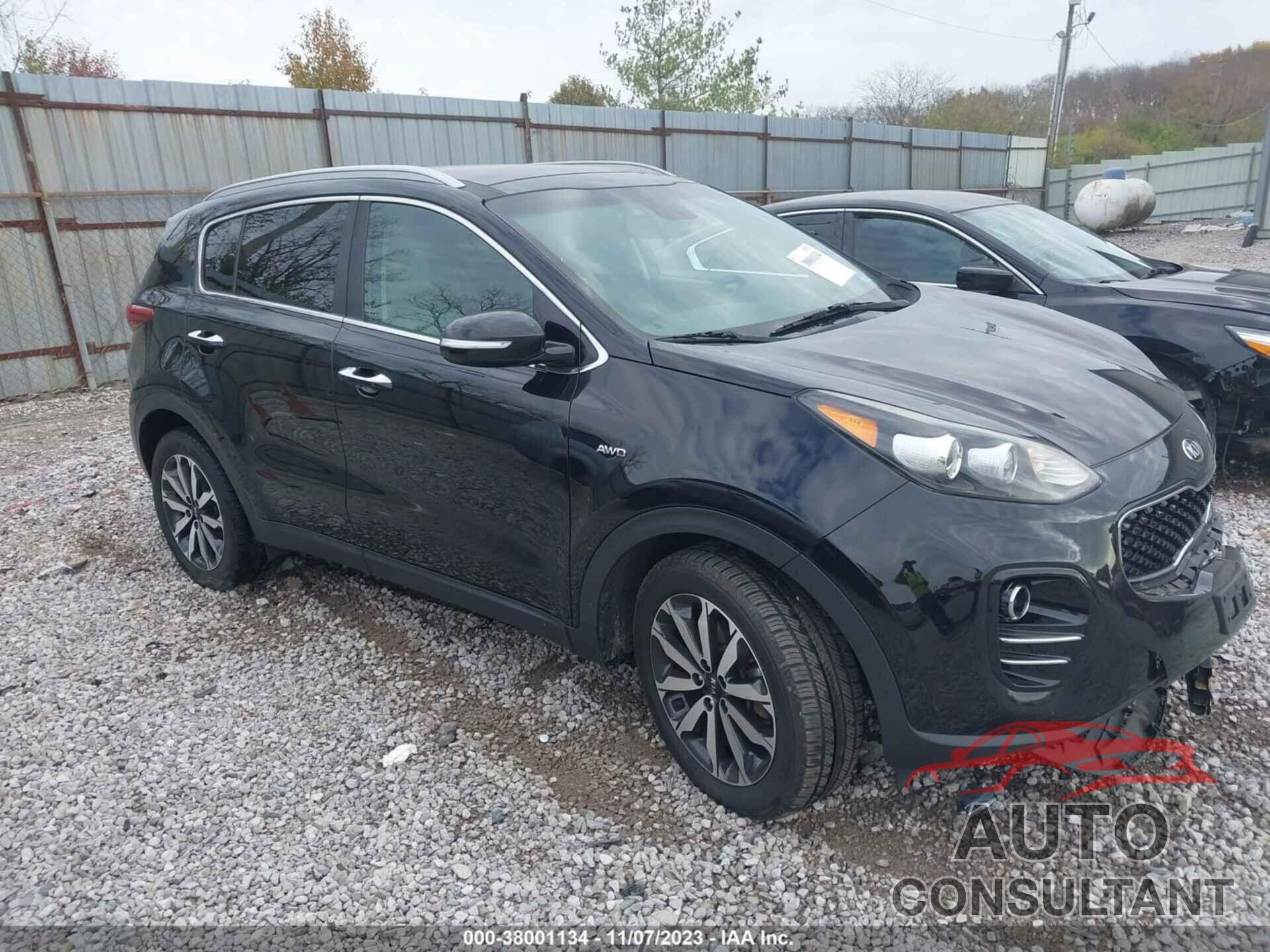 KIA SPORTAGE 2017 - KNDPNCAC2H7260266