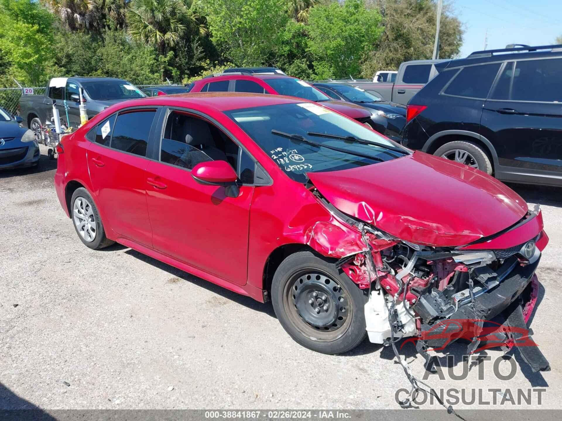 TOYOTA COROLLA 2021 - 5YFEPMAE6MP194029