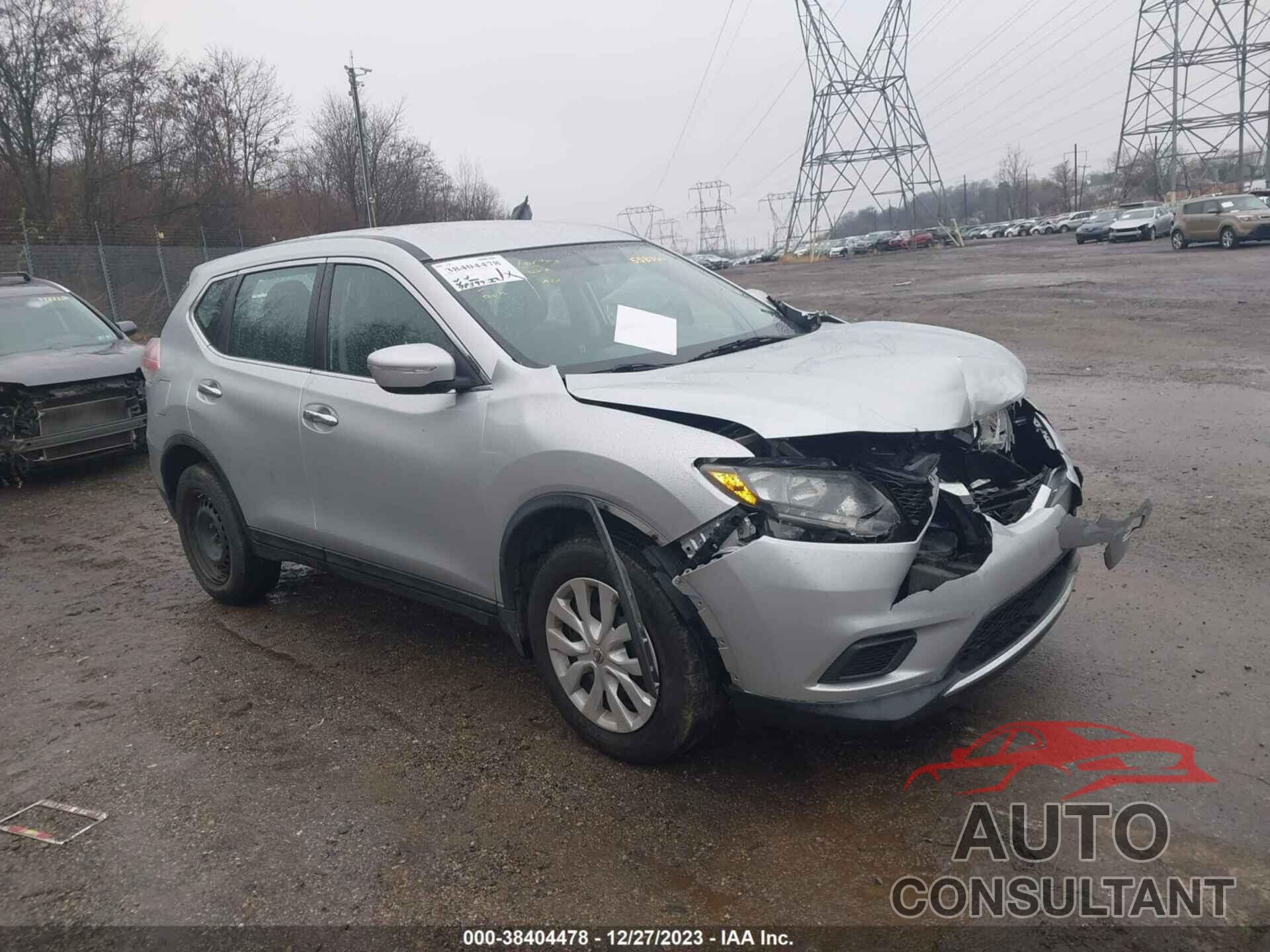 NISSAN ROGUE 2015 - KNMAT2MV7FP558361