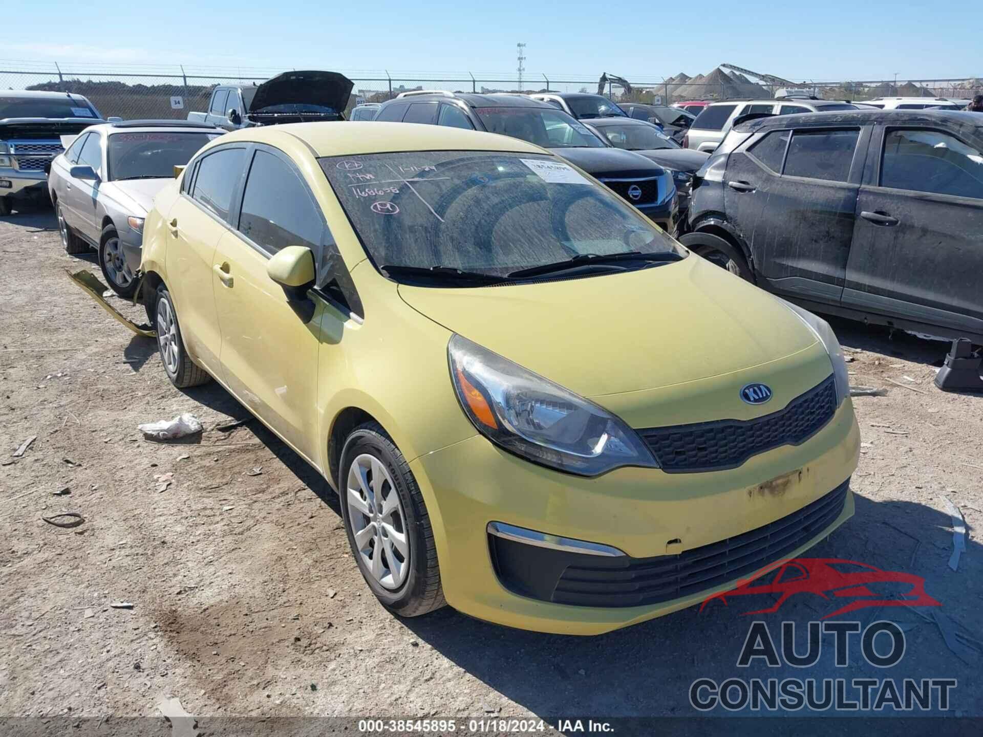 KIA RIO 2016 - KNADM4A34G6606380