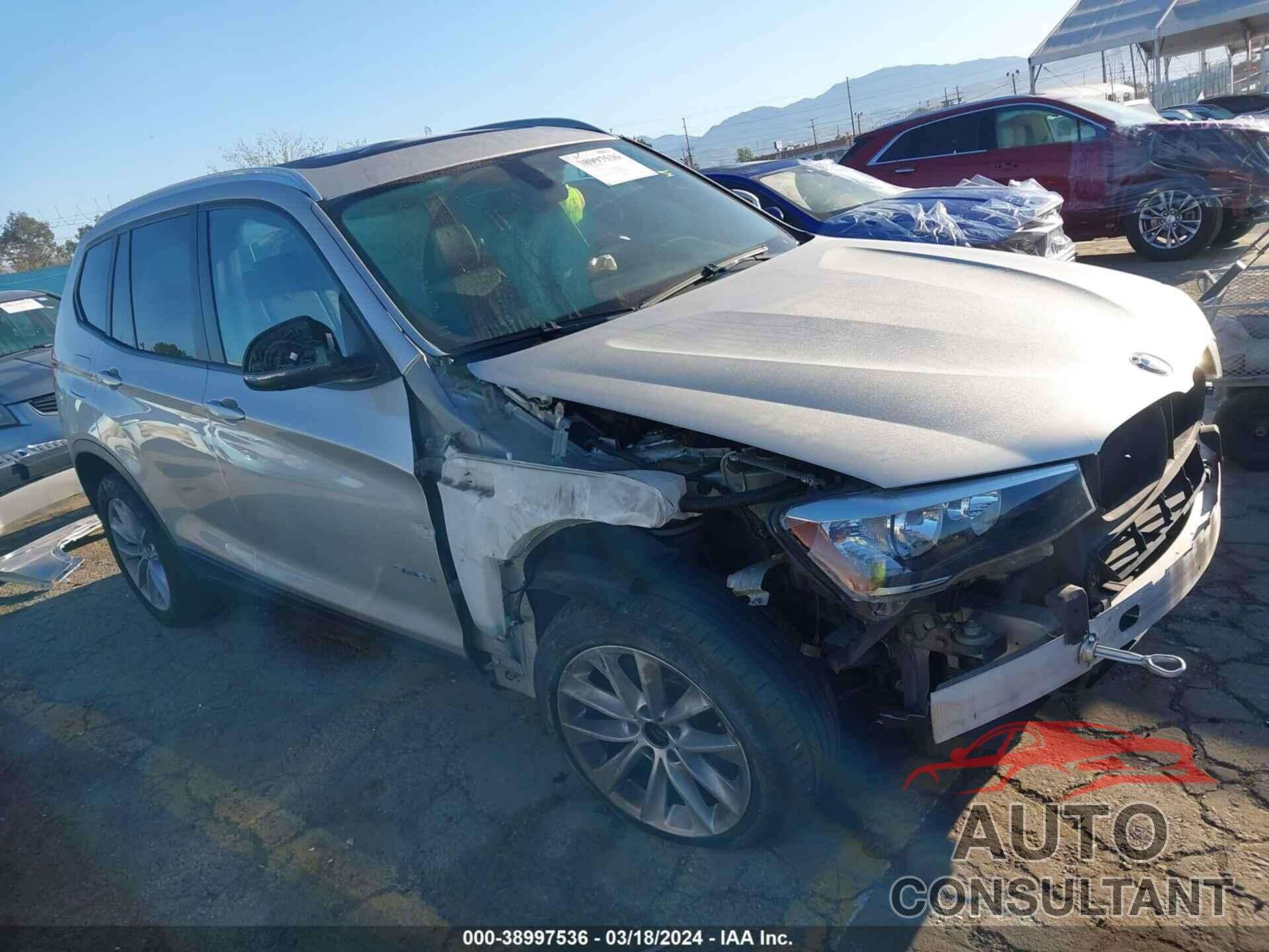 BMW X3 2017 - 5UXWZ7C38H0V88416