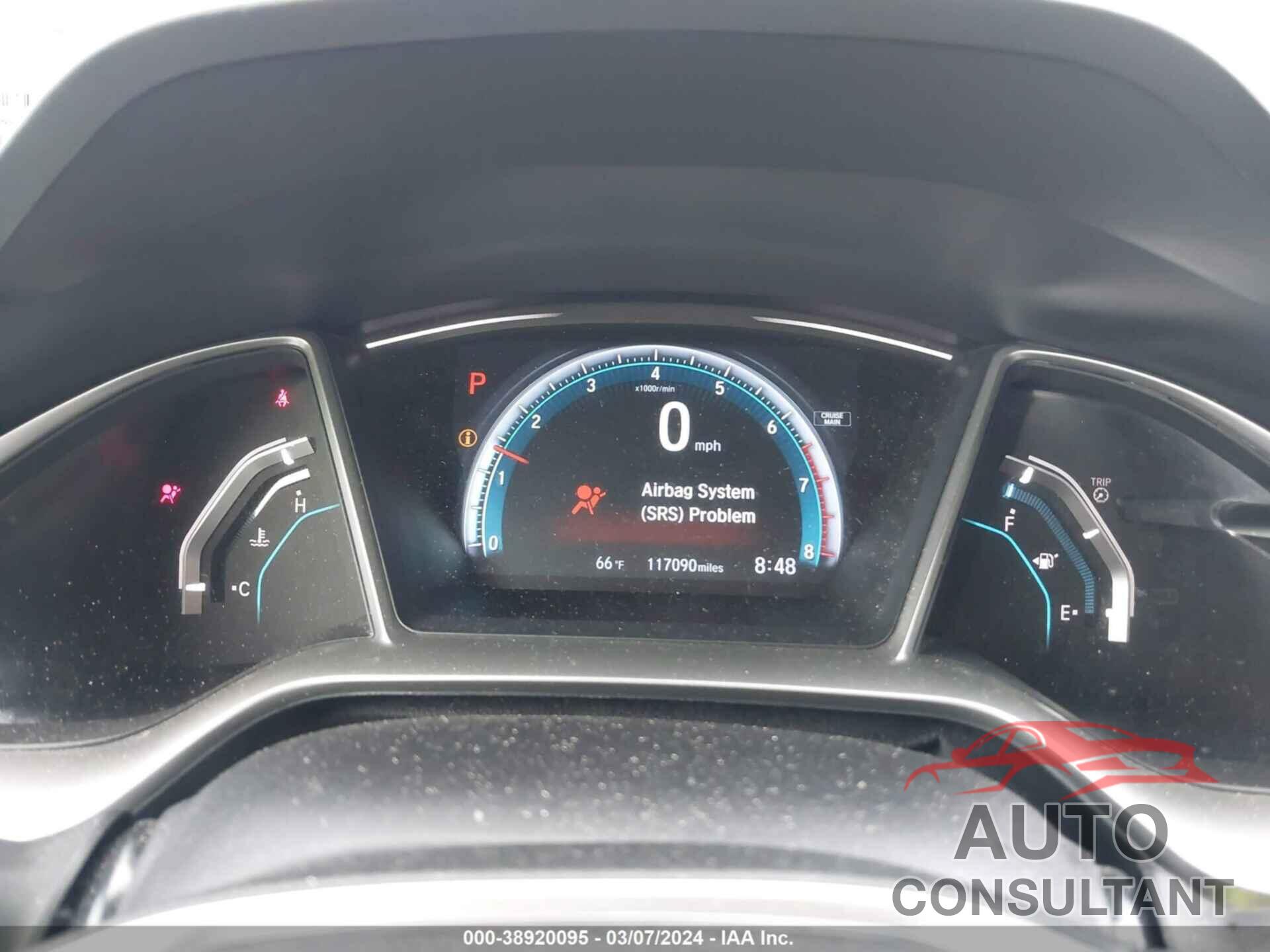 HONDA CIVIC 2016 - 19XFC1F36GE018562