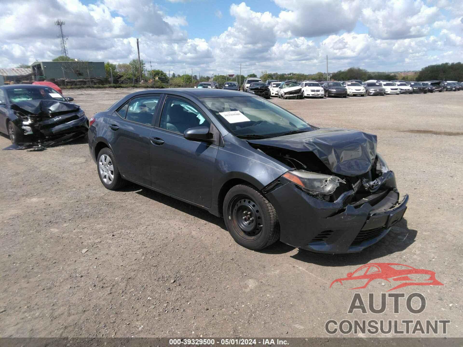 TOYOTA COROLLA 2016 - 2T1BURHE2GC649655