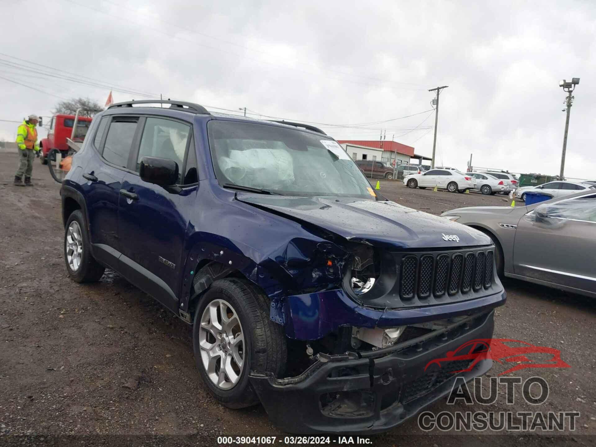 JEEP RENEGADE 2018 - ZACCJABB1JPH60982