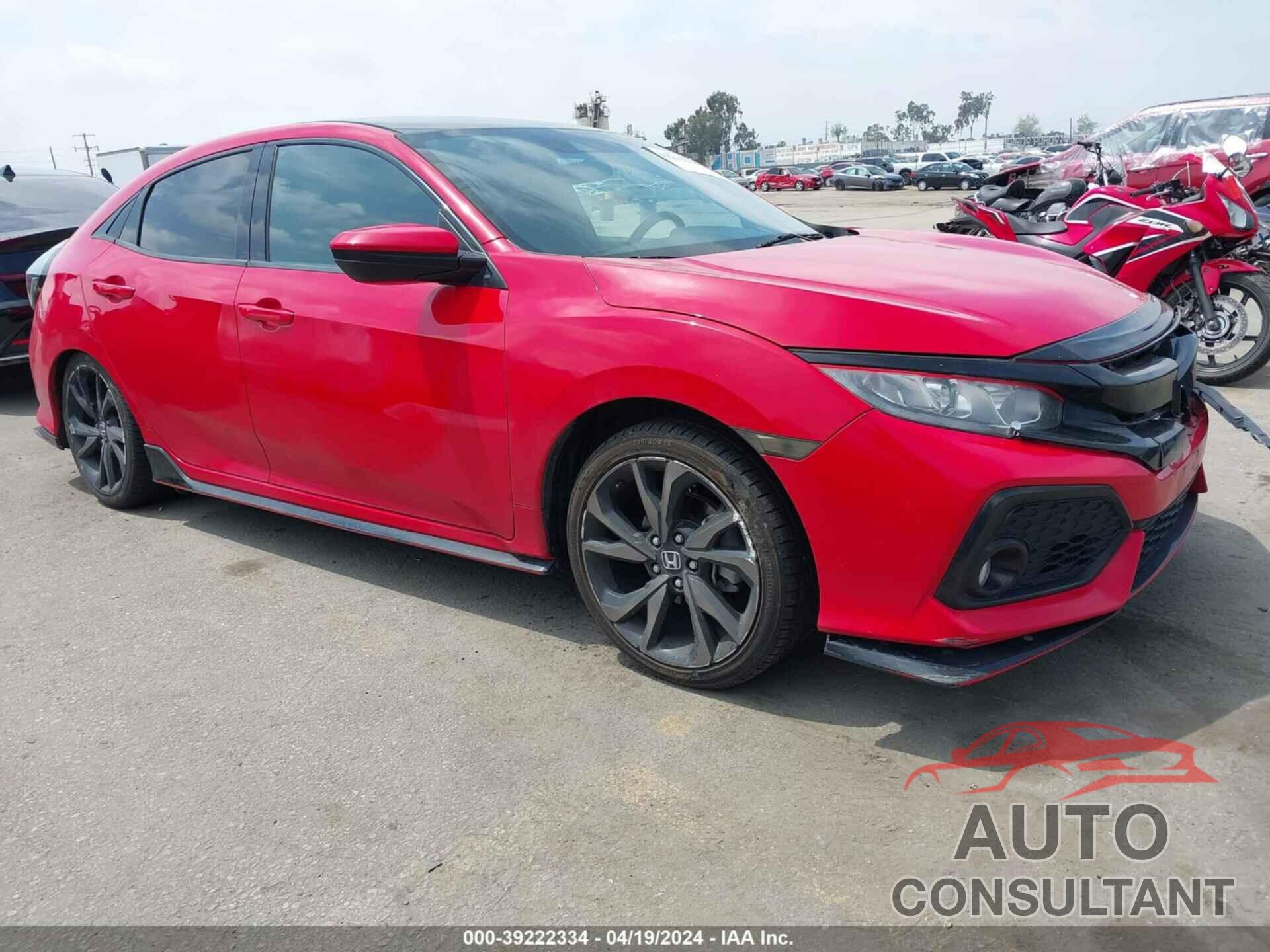 HONDA CIVIC 2019 - SHHFK7H49KU414563