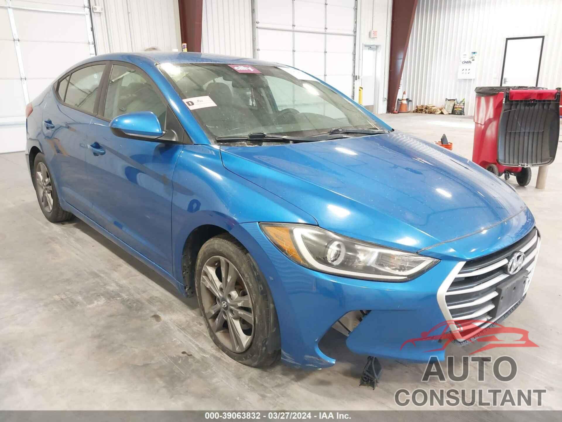 HYUNDAI ELANTRA 2018 - 5NPD84LF1JH288763