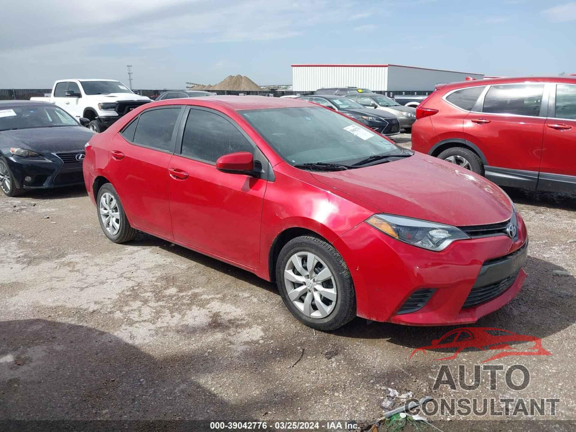 TOYOTA COROLLA 2016 - 5YFBURHEXGP505660