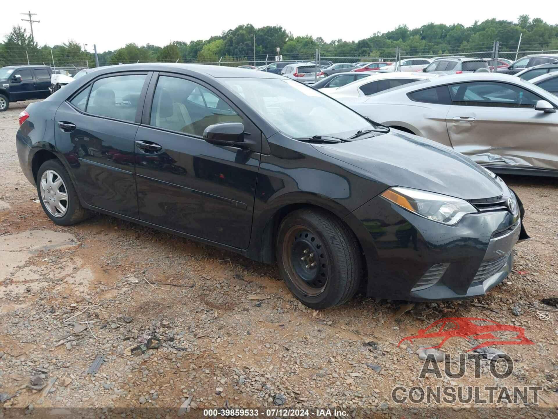 TOYOTA COROLLA 2015 - 2T1BURHE3FC291920