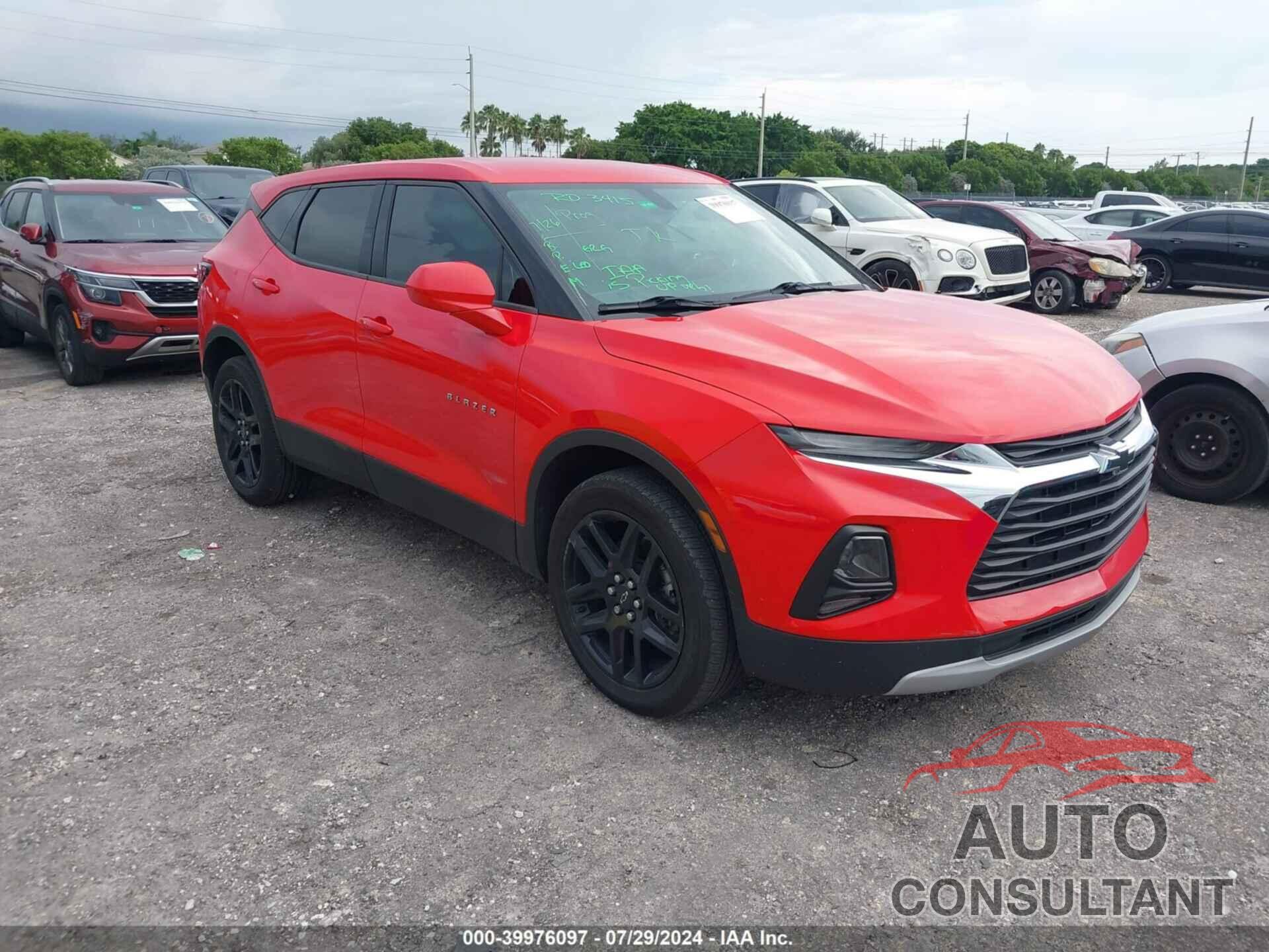 CHEVROLET BLAZER 2021 - 3GNKBBRAXMS504474