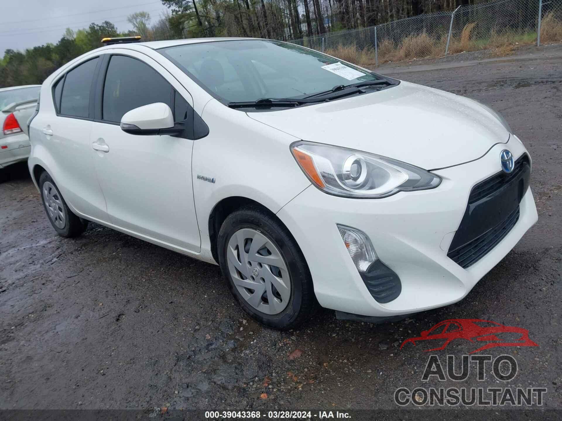 TOYOTA PRIUS C 2016 - JTDKDTB36G1132772