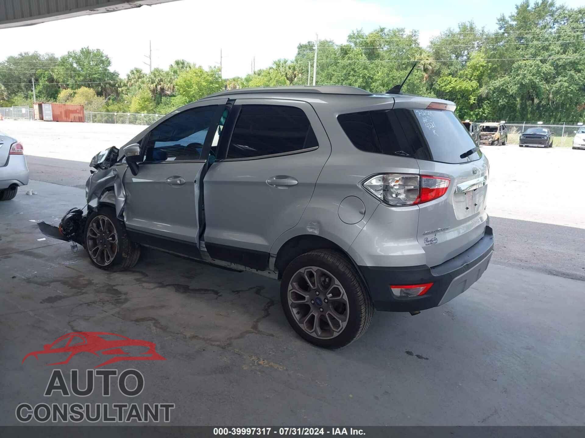 FORD ECOSPORT 2020 - MAJ6S3KL7LC354331