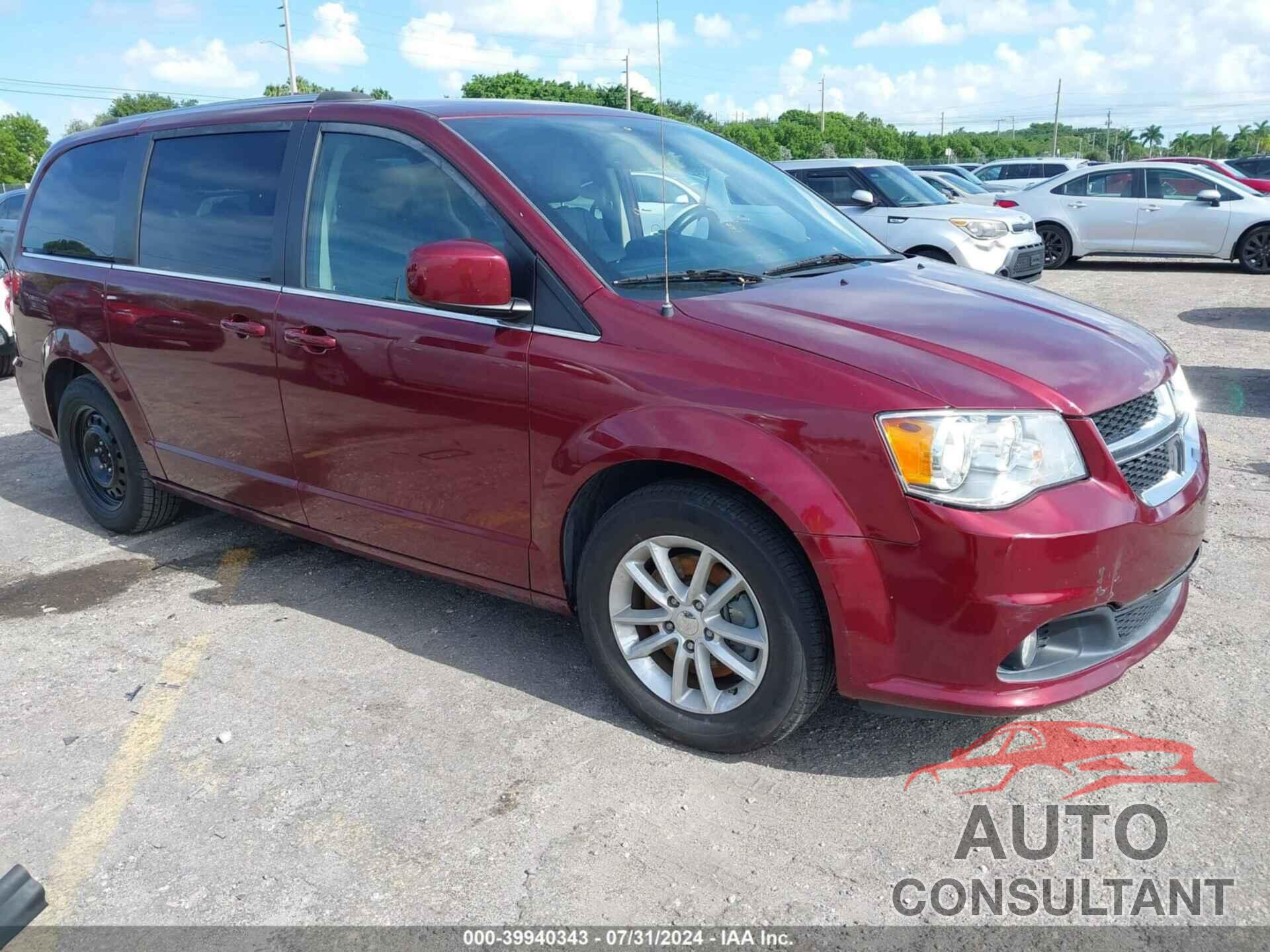 DODGE GRAND CARAVAN 2019 - 2C4RDGCG3KR546412