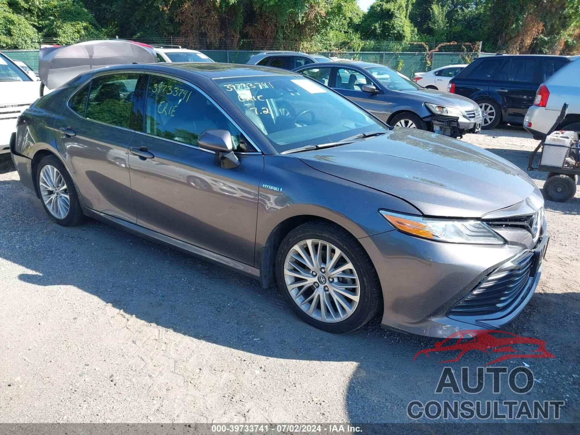 TOYOTA CAMRY HYBRID 2019 - 4T1B21HK8KU010569