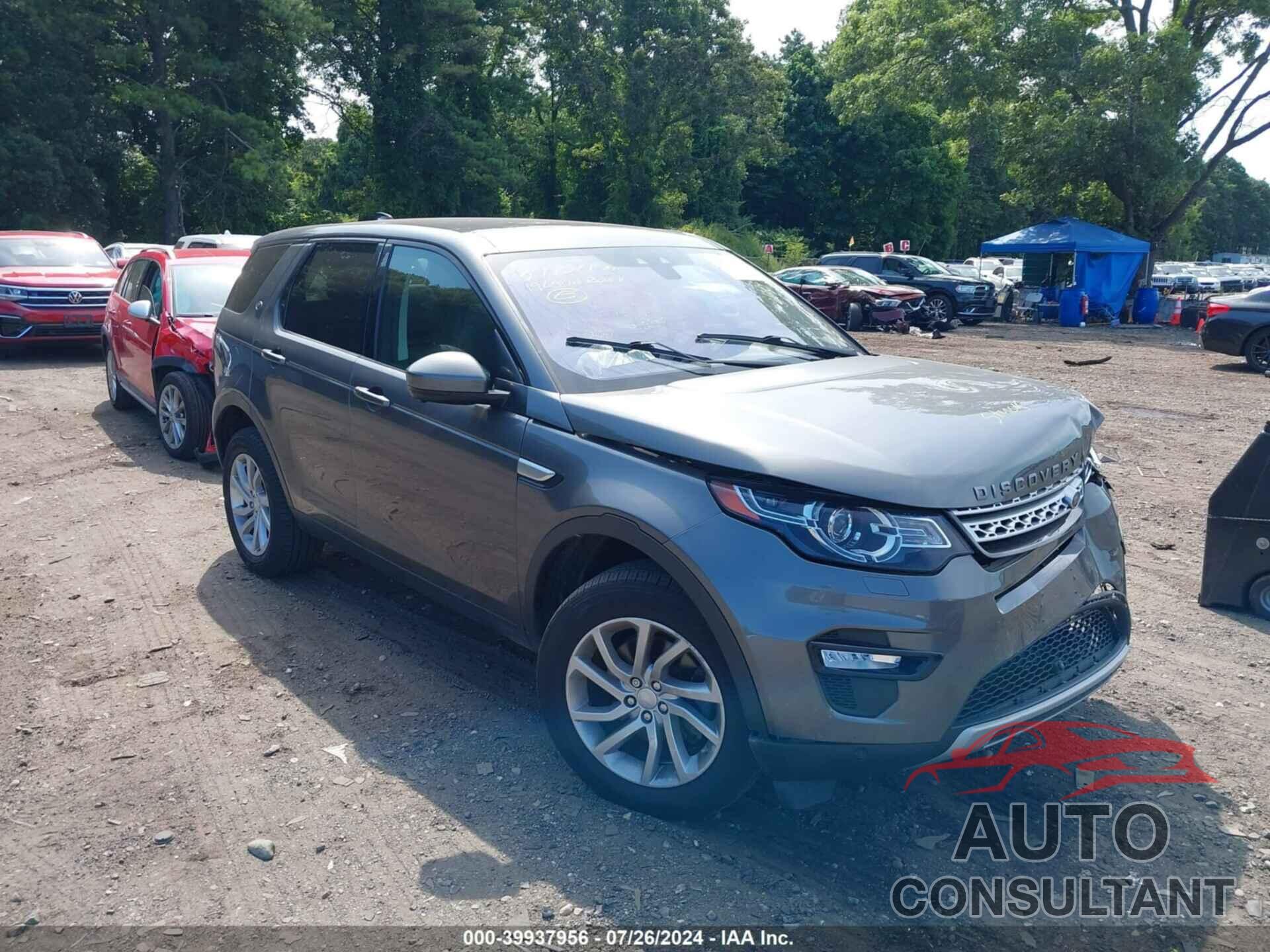 LAND ROVER DISCOVERY SPORT 2019 - SALCR2FX7KH800486