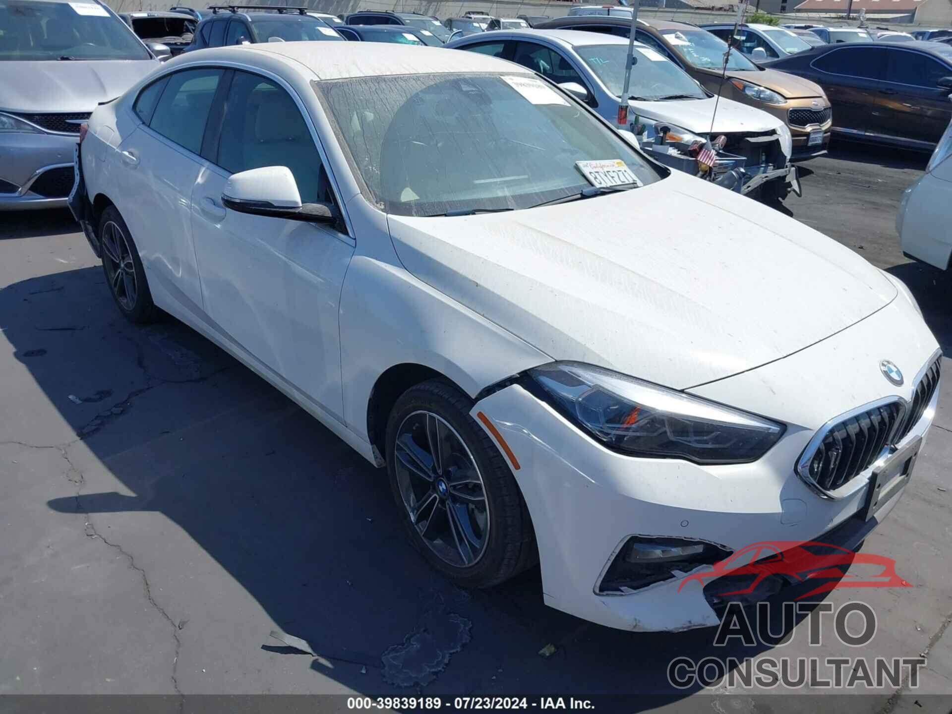 BMW 228I GRAN COUPE 2021 - WBA53AK0XM7H31080