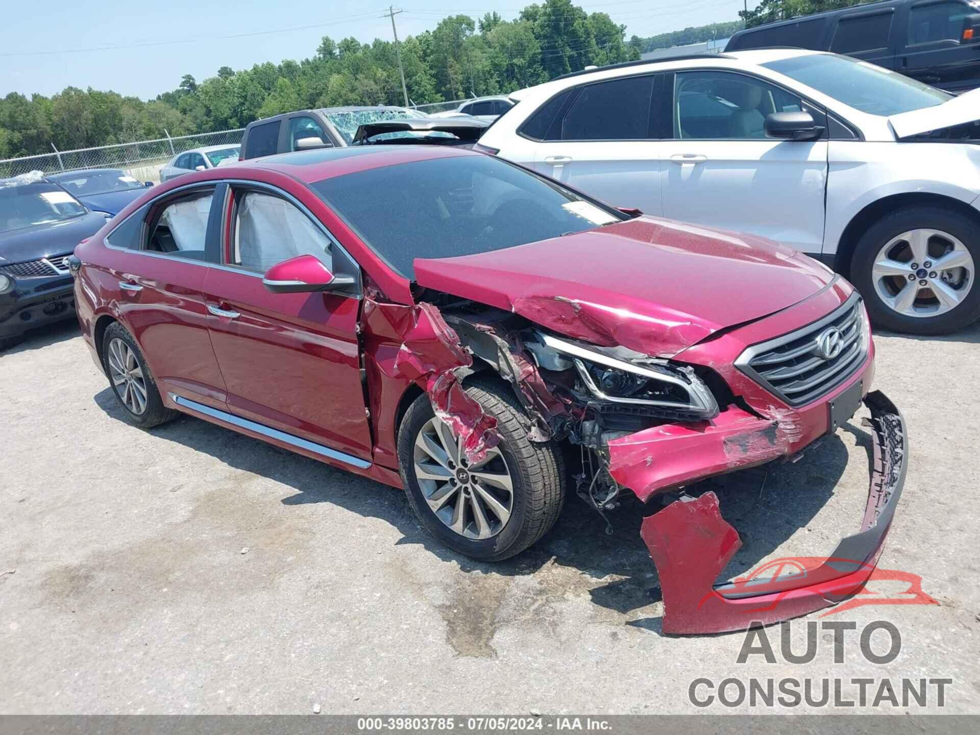 HYUNDAI SONATA 2016 - 5NPE34AF1GH427448