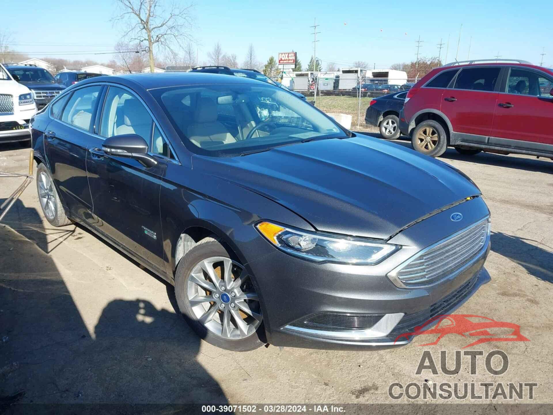 FORD FUSION ENERGI 2018 - 3FA6P0PU4JR193033