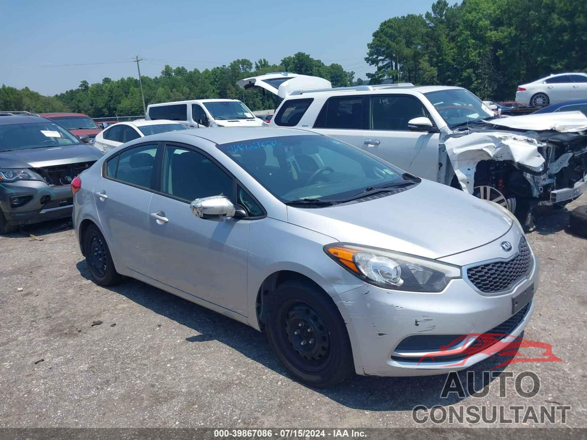 KIA FORTE 2016 - KNAFX4A69G5540263