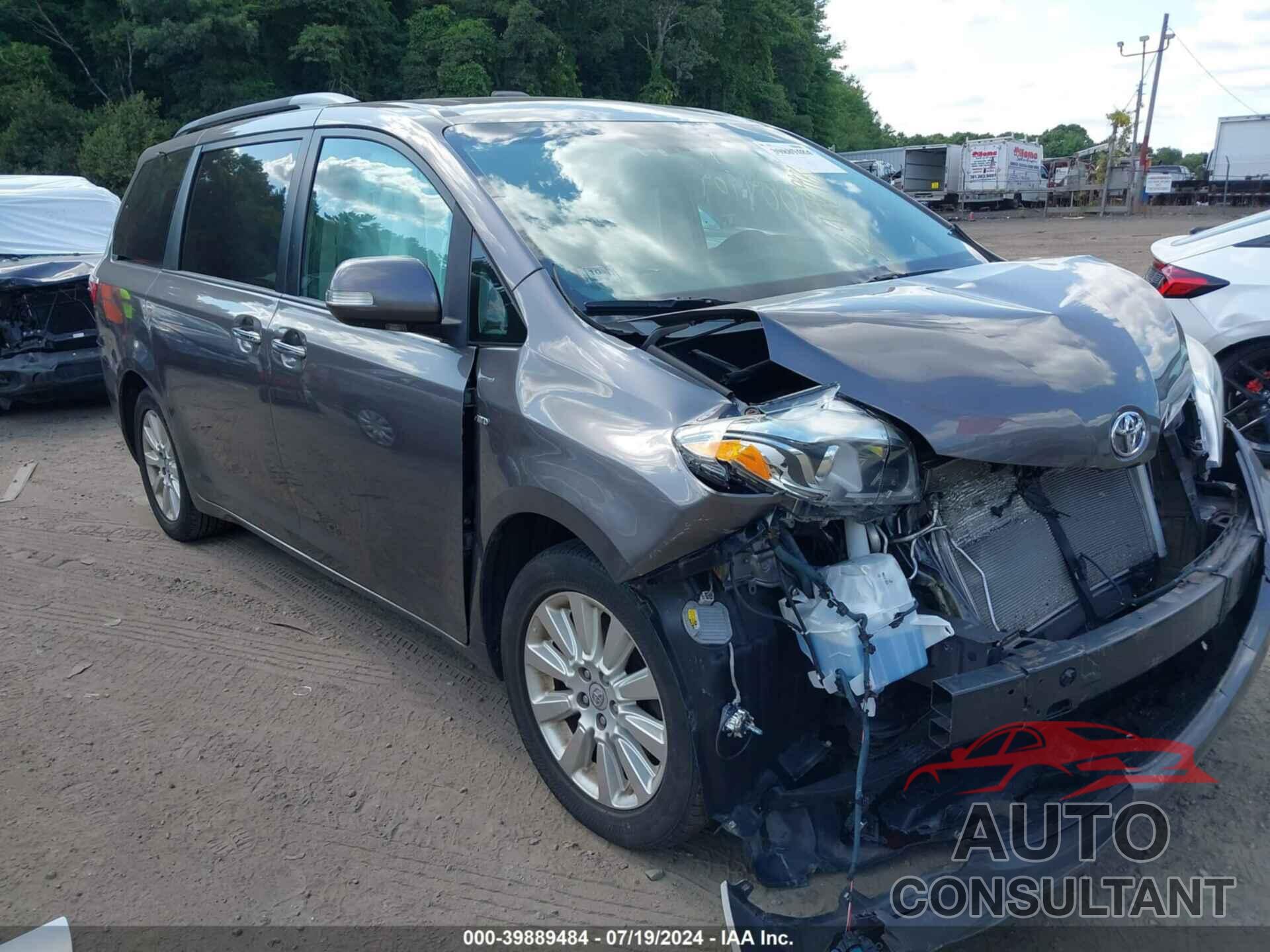 TOYOTA SIENNA 2016 - 5TDDK3DC9GS135356