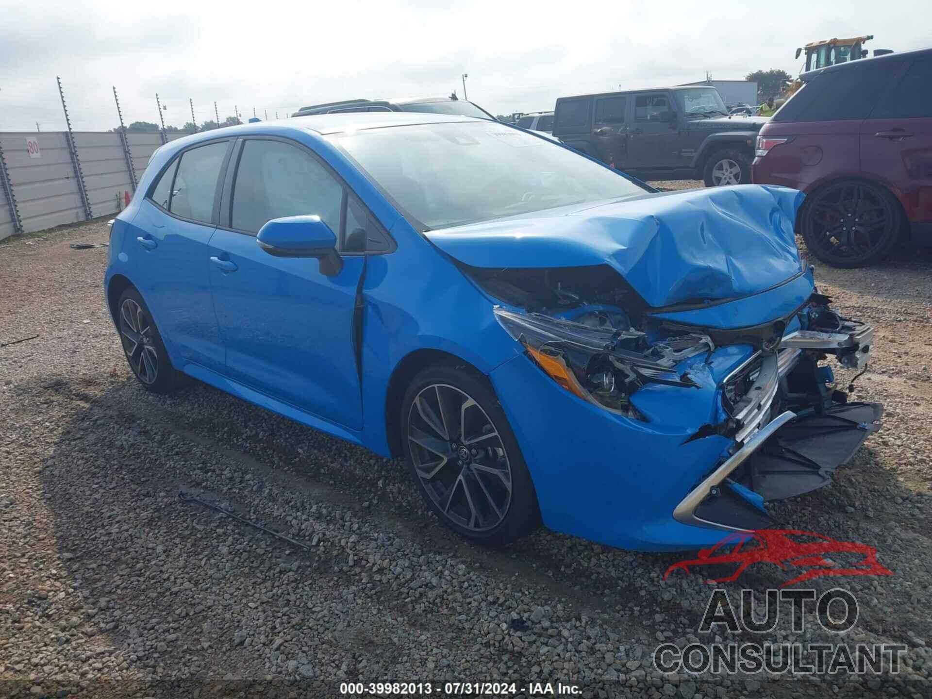 TOYOTA COROLLA 2019 - JTNK4RBE6K3054068