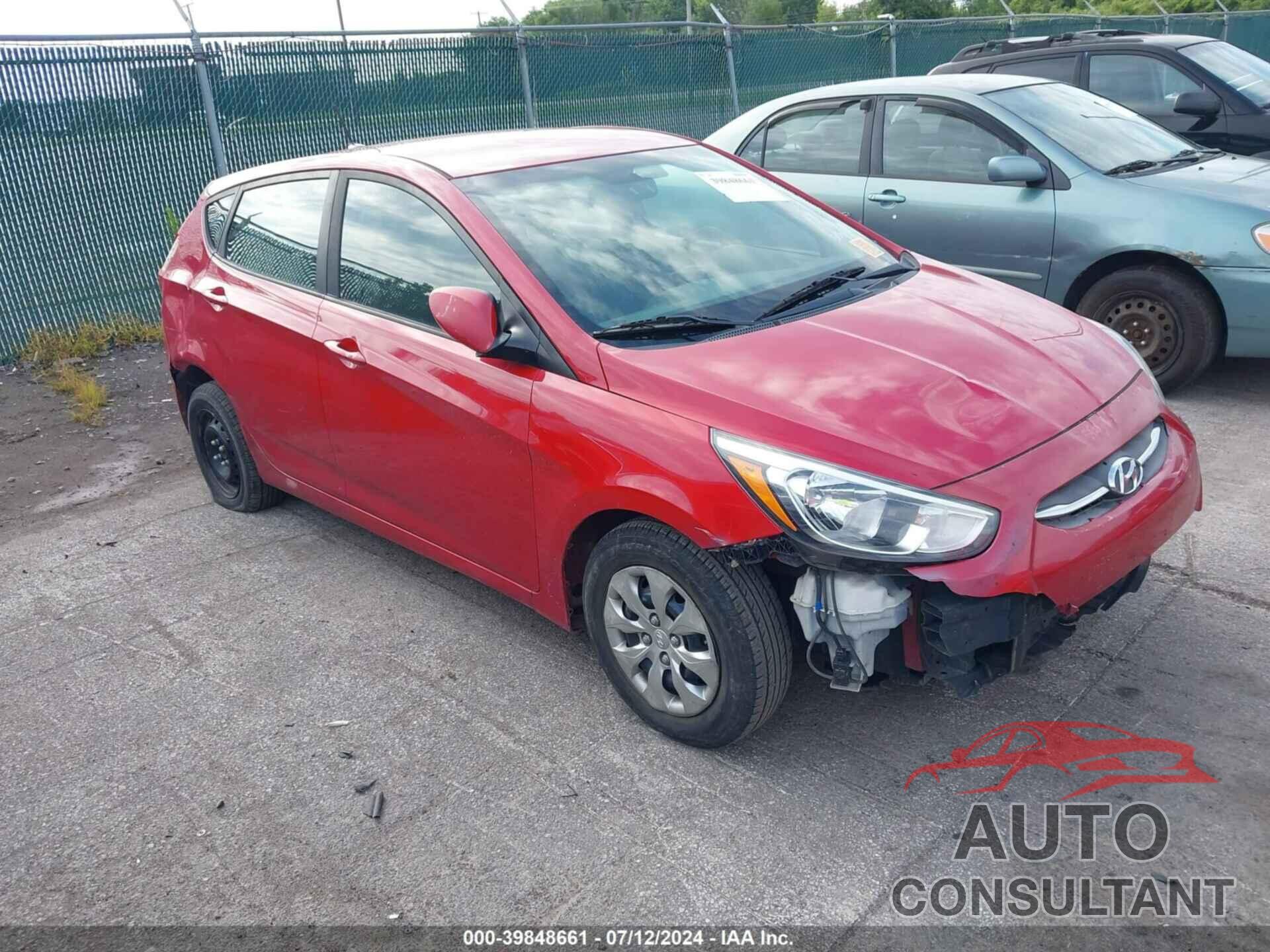 HYUNDAI ACCENT 2017 - KMHCT5AE2HU334316