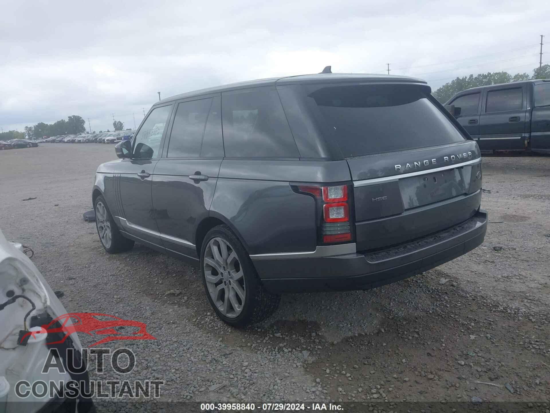 LAND ROVER RANGE ROVER 2016 - SALGS2VF9GA257821