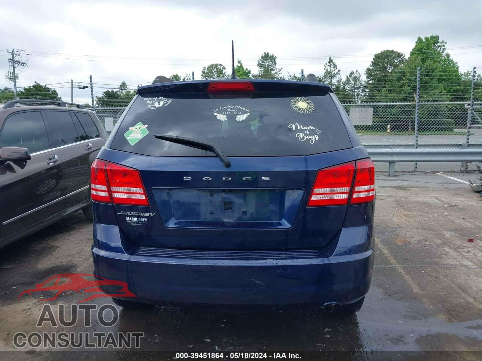 DODGE JOURNEY 2018 - 3C4PDCAB6JT447795