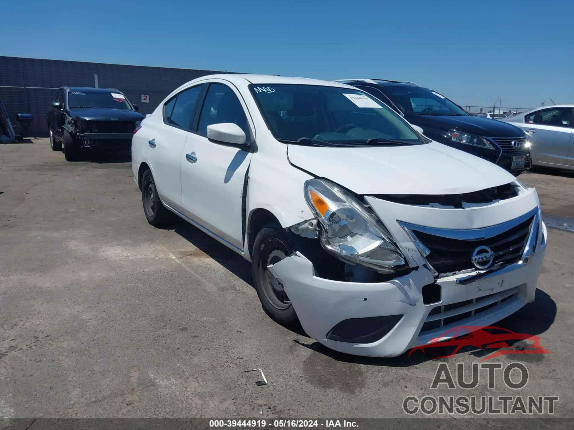 NISSAN VERSA 2016 - 3N1CN7AP4GL809309