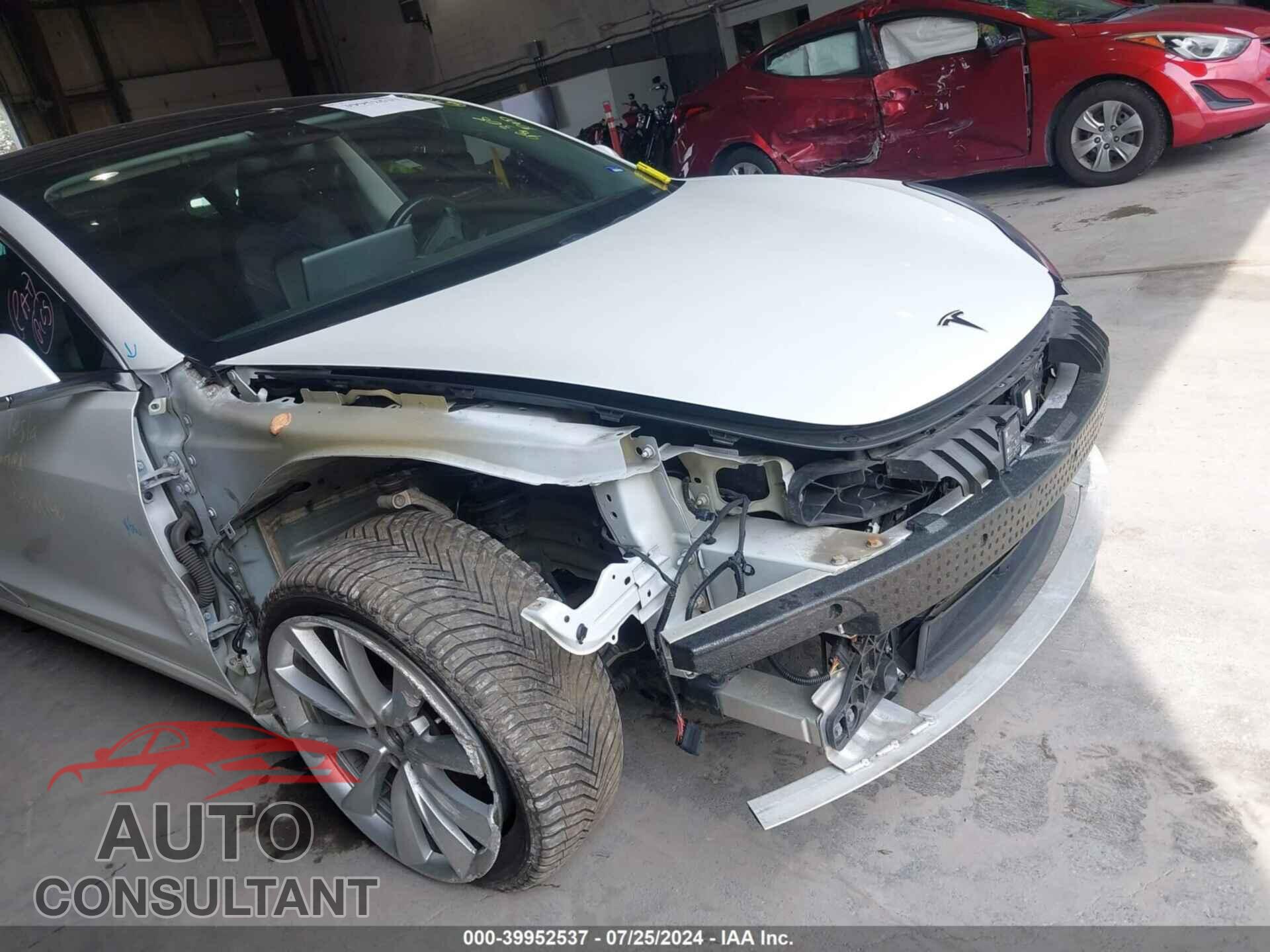 TESLA MODEL 3 2019 - 5YJ3E1EB9KF390177