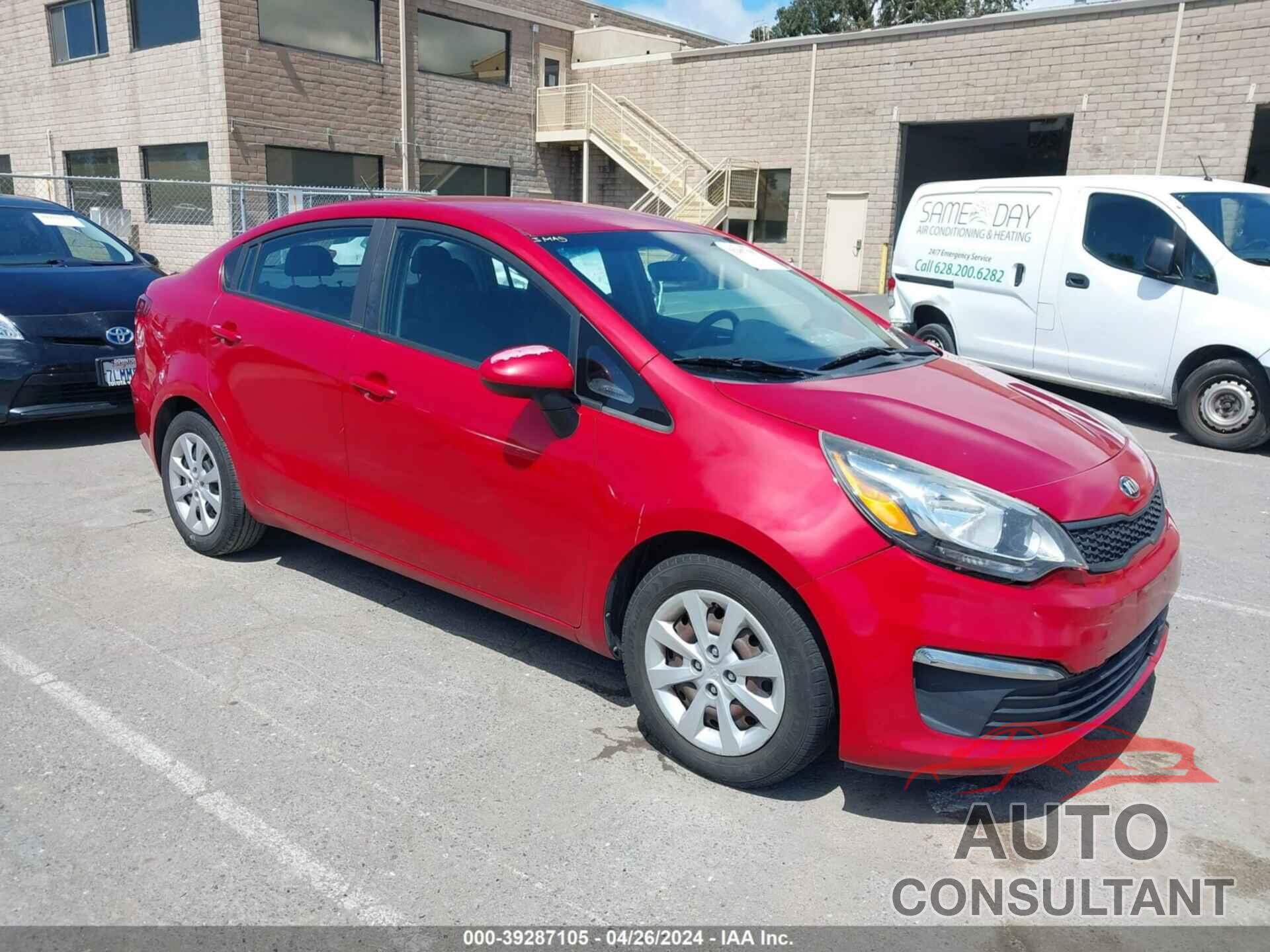 KIA RIO 2017 - KNADM4A39H6015429