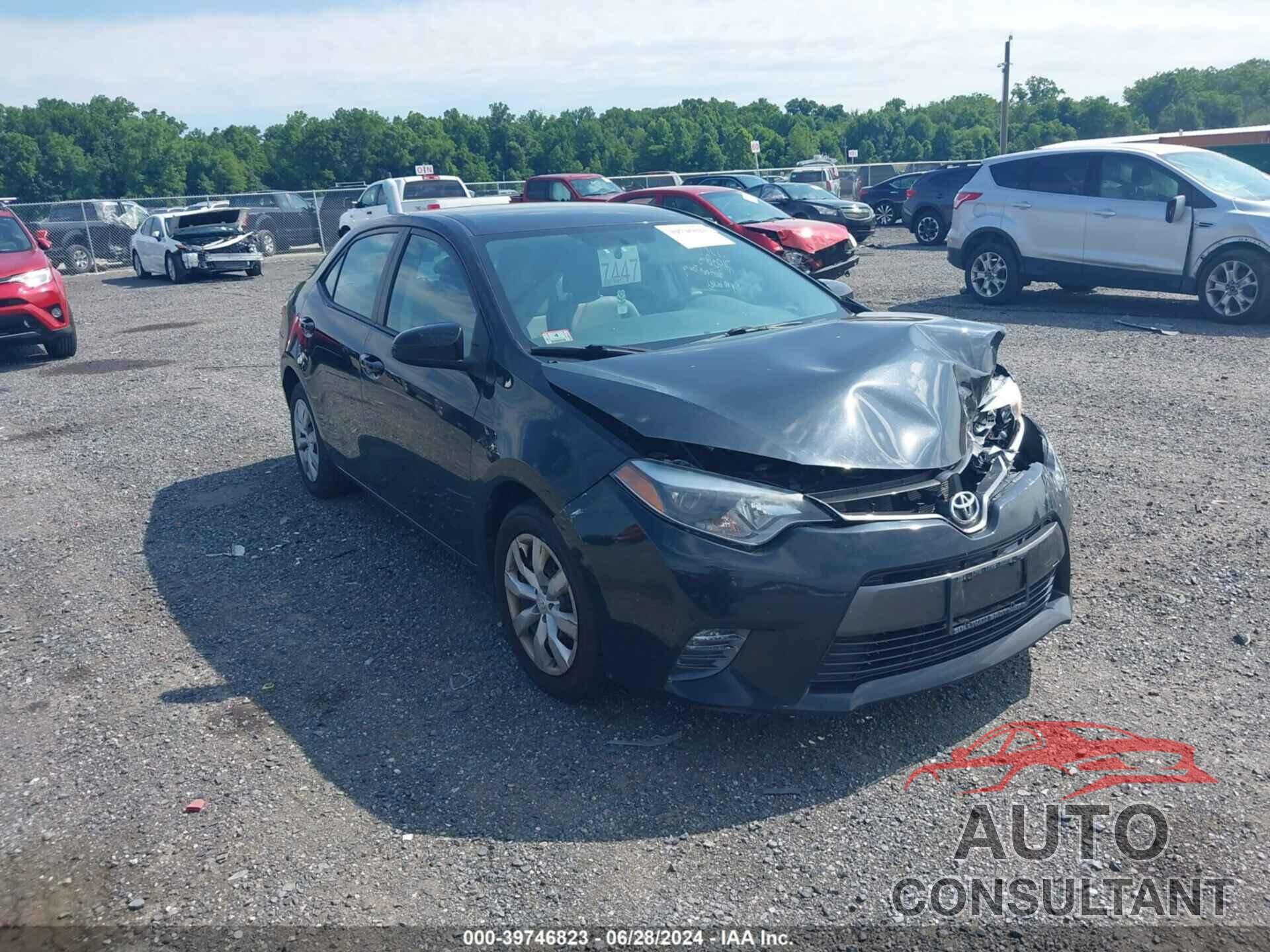 TOYOTA COROLLA 2016 - 2T1BURHE2GC568512