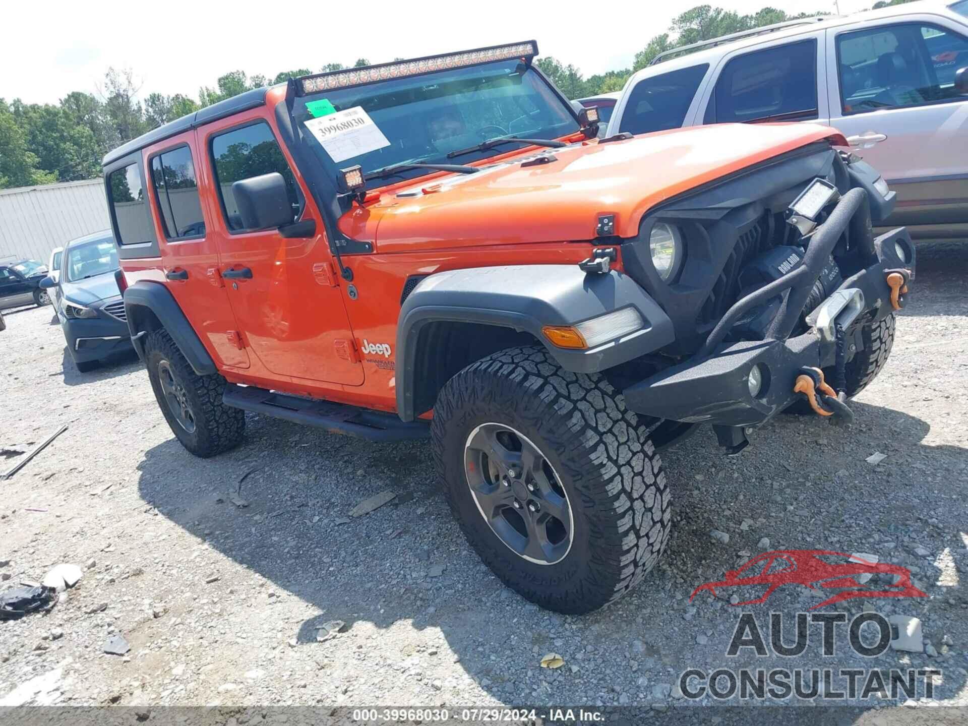 JEEP WRANGLER UNLIMITED 2018 - 1C4HJXDG3JW297358
