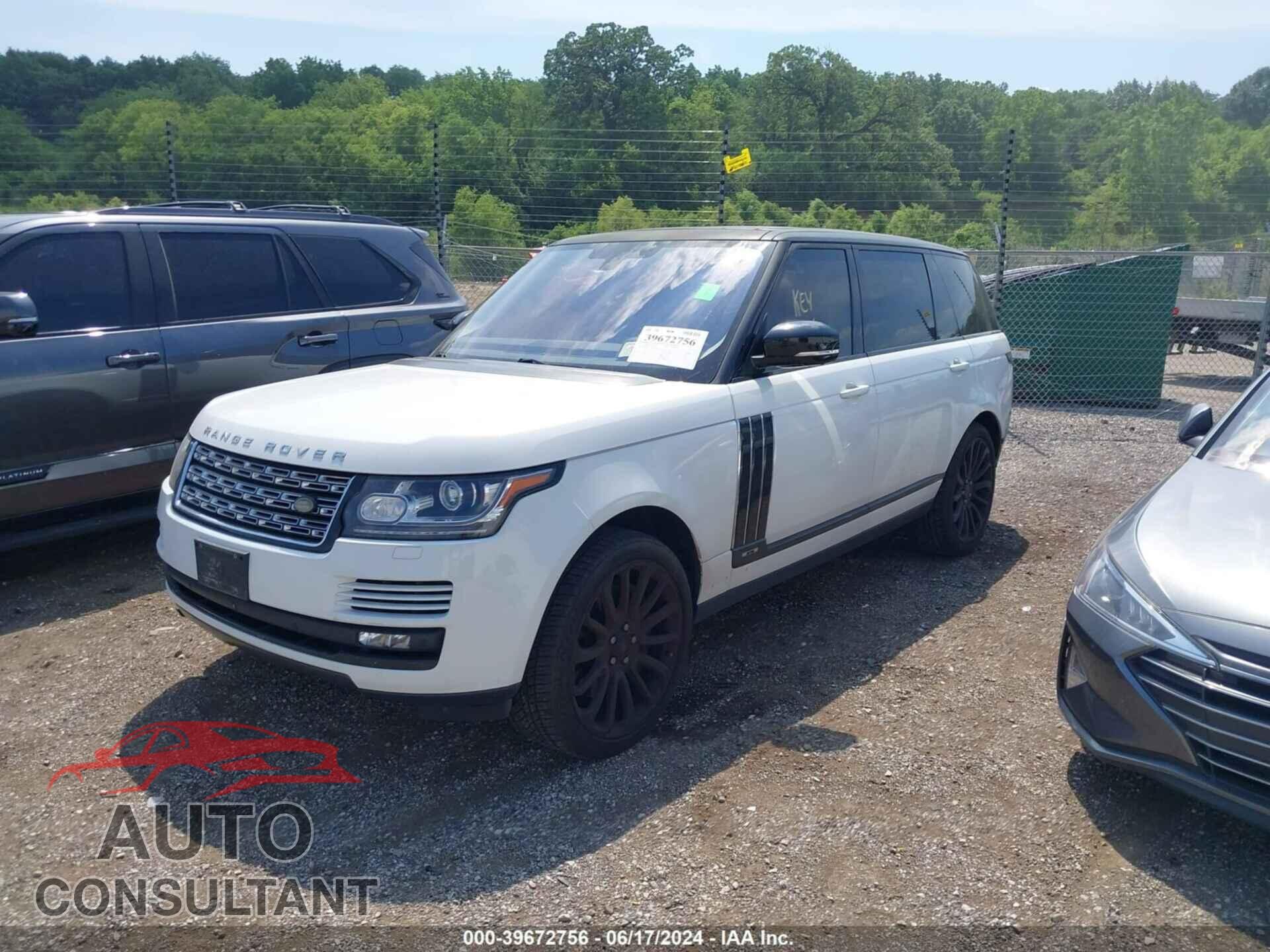 LAND ROVER RANGE ROVER 2016 - SALGS3EF0GA251573