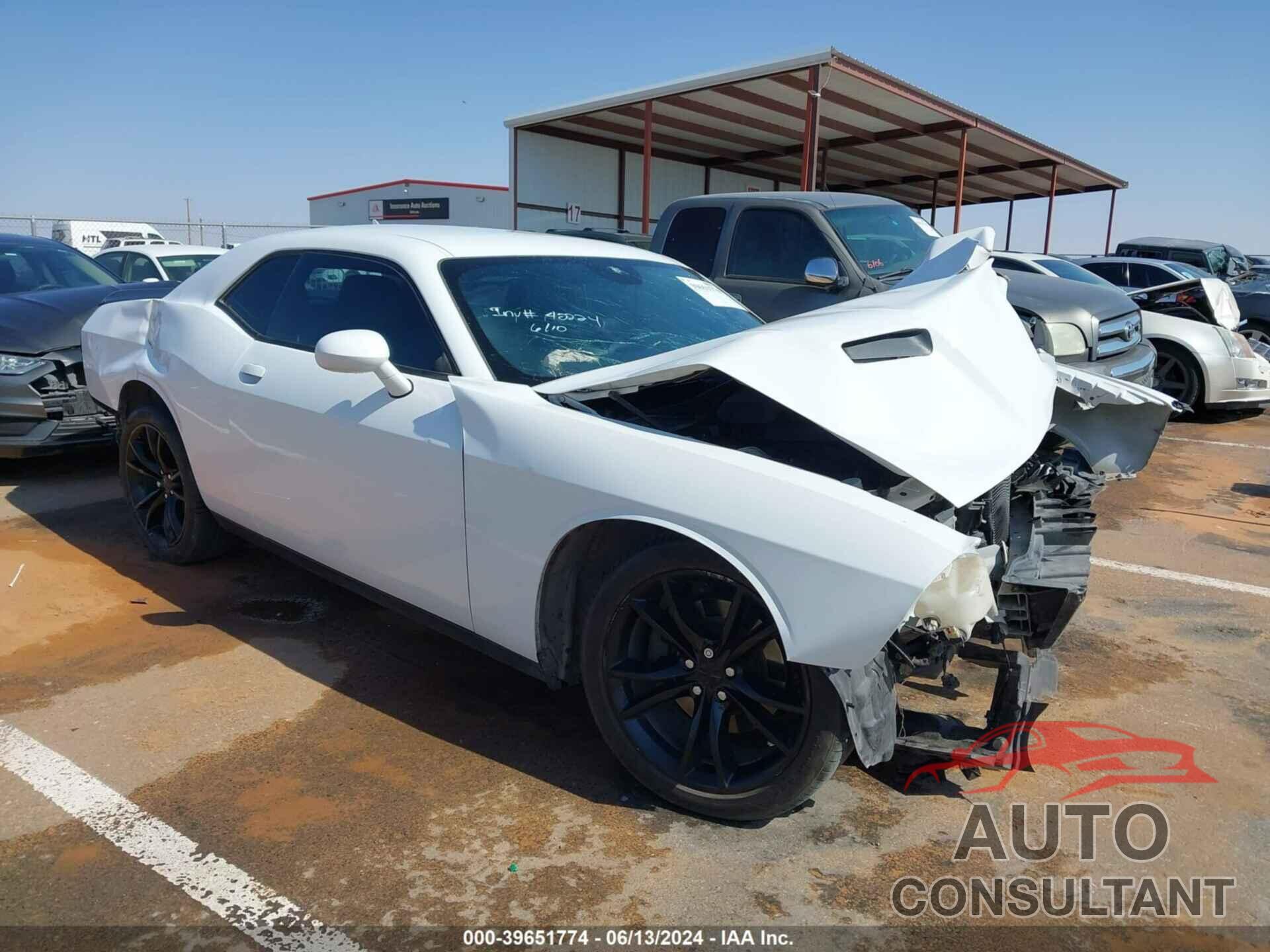 DODGE CHALLENGER 2016 - 2C3CDZAG3GH264874