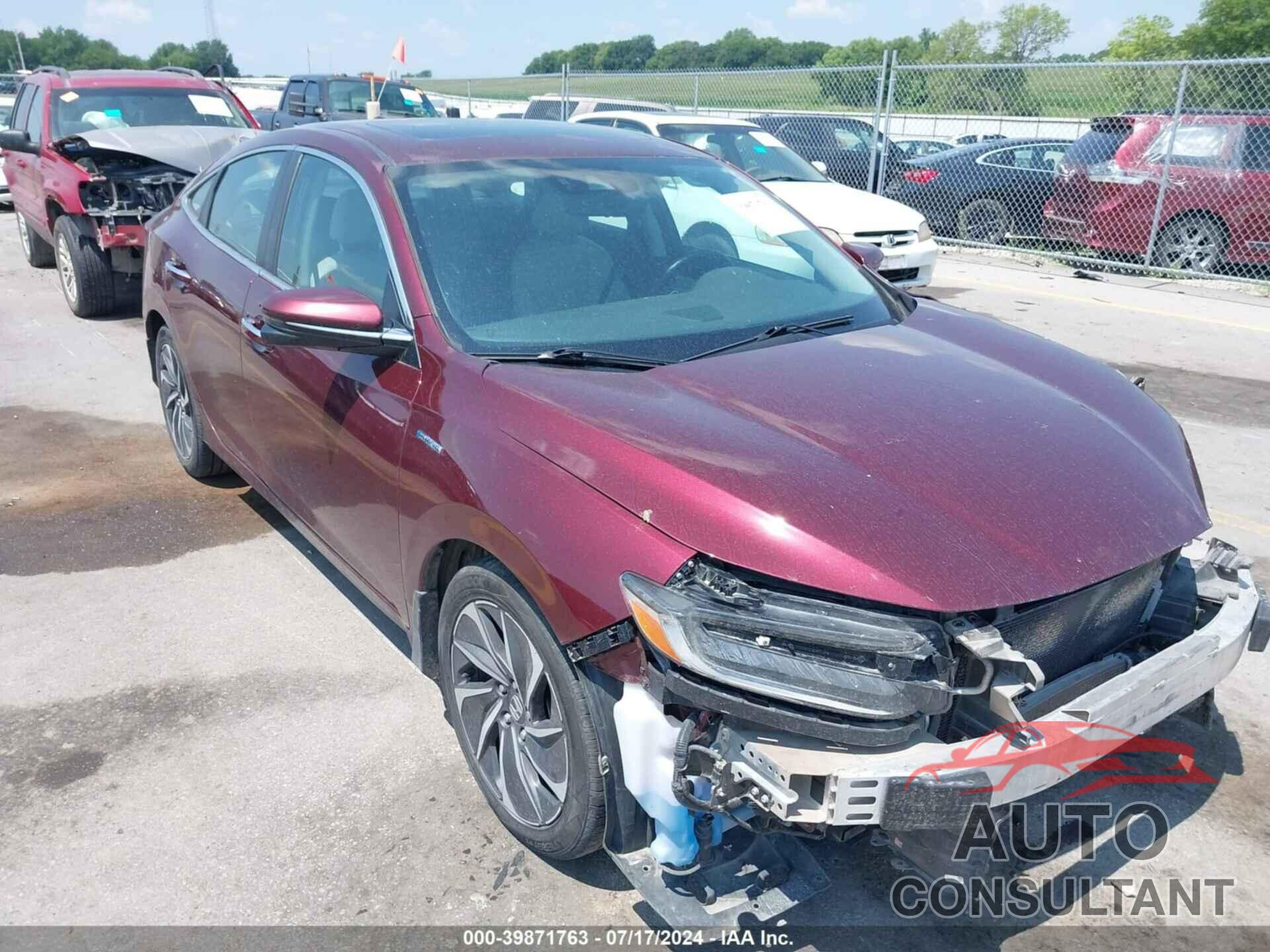 HONDA INSIGHT 2019 - 19XZE4F99KE010431