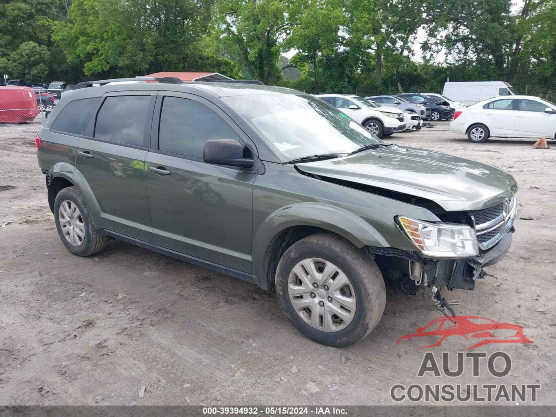 DODGE JOURNEY 2018 - 3C4PDCAB0JT443631