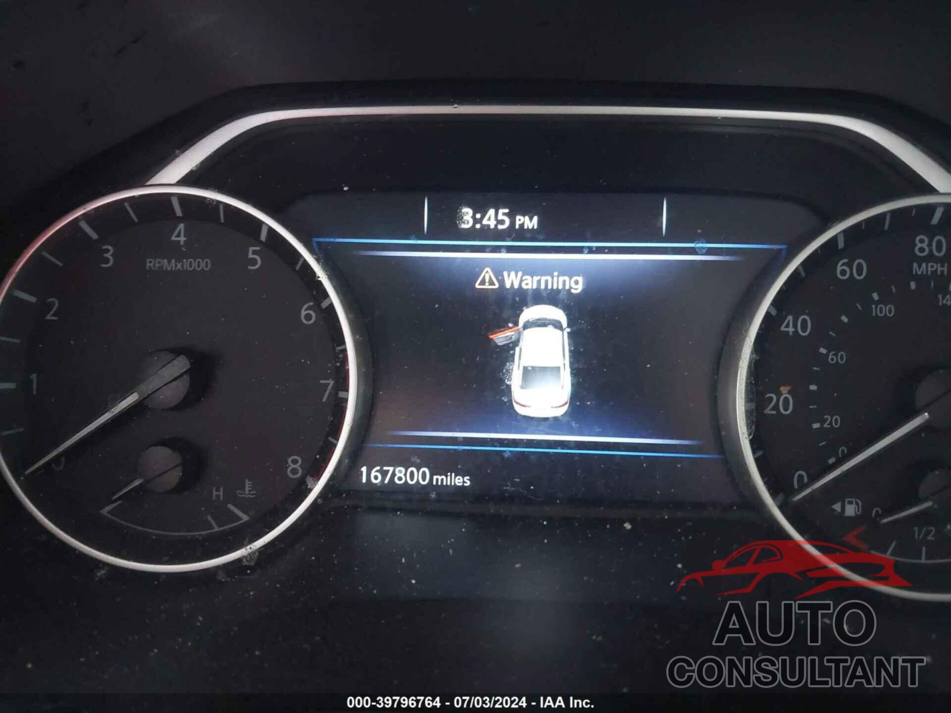 NISSAN MAXIMA 2019 - 1N4AA6AVXKC361161