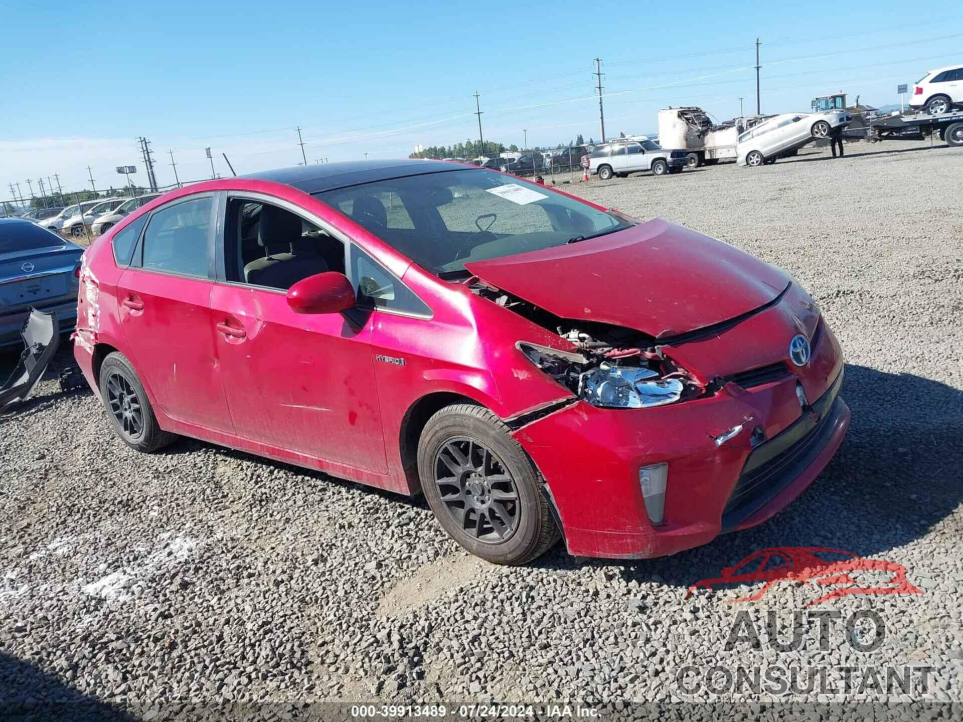 TOYOTA PRIUS 2012 - JTDKN3DU5C5492265