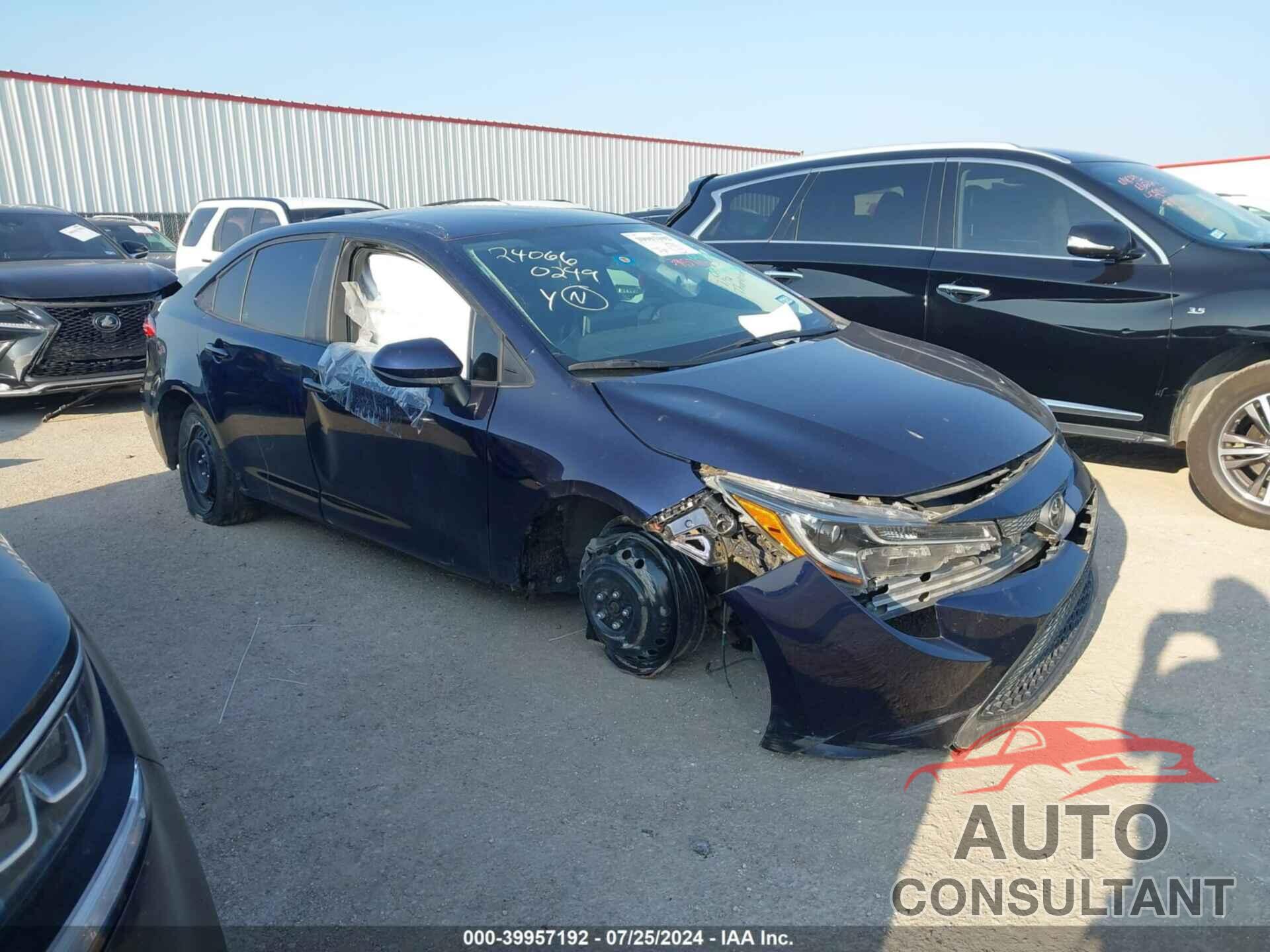 TOYOTA COROLLA 2020 - 5YFEPRAE8LP143157