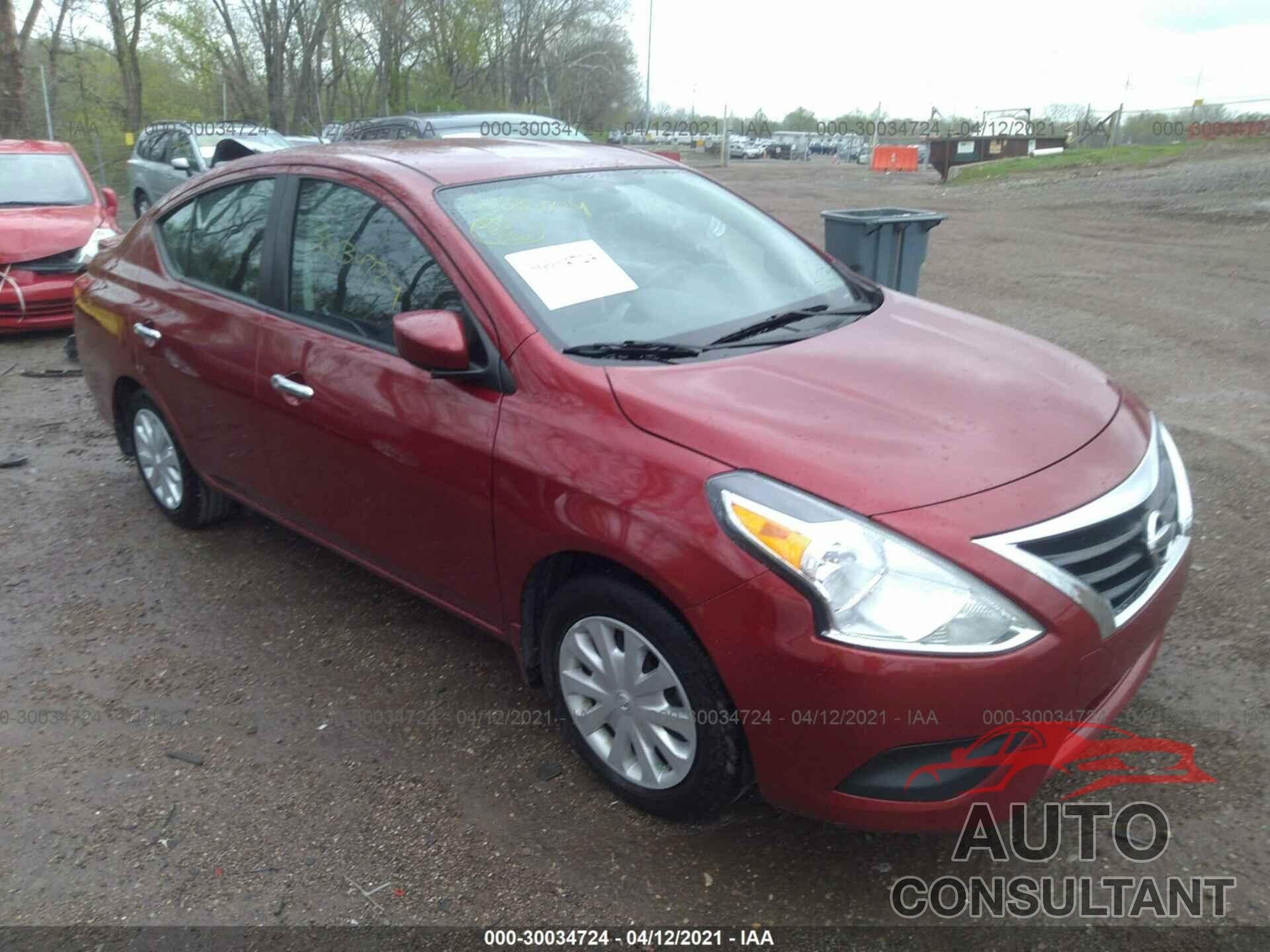 NISSAN VERSA 2016 - 3N1CN7APXGL873323