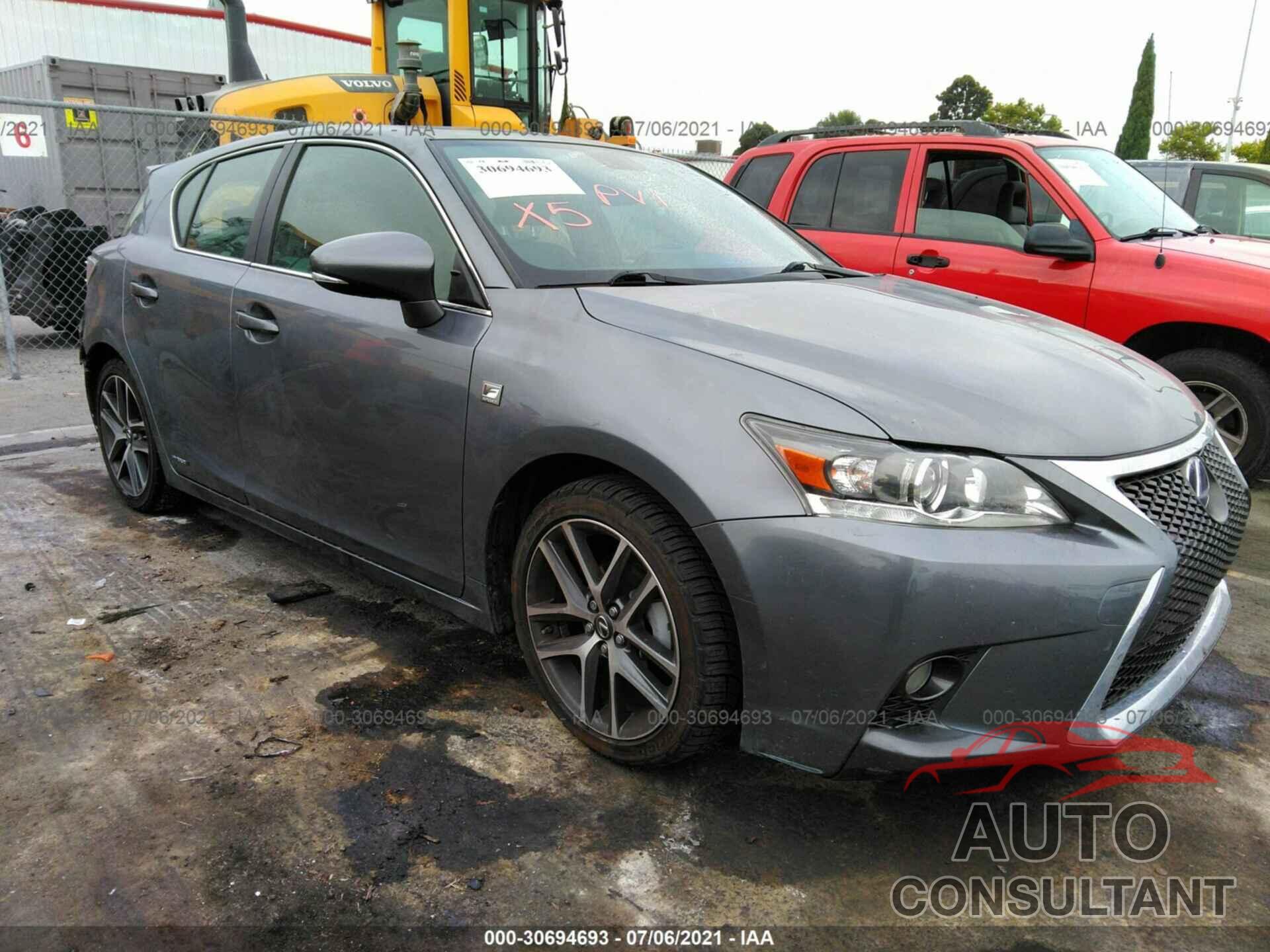 LEXUS CT 2017 - JTHKD5BH2H2289054