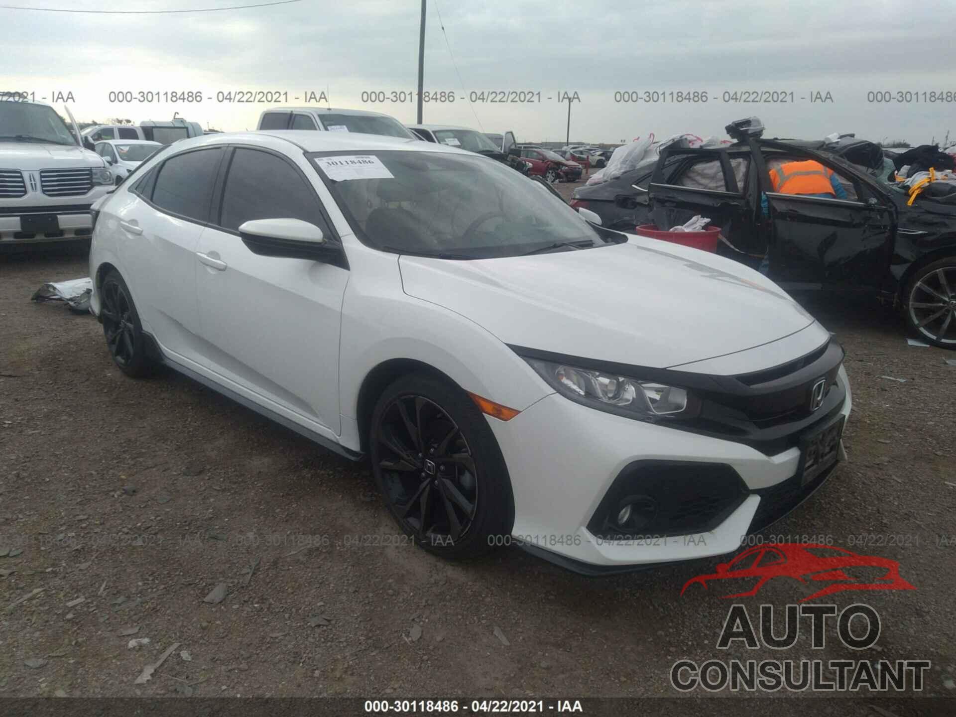 HONDA CIVIC HATCHBACK 2019 - SHHFK7H49KU206649