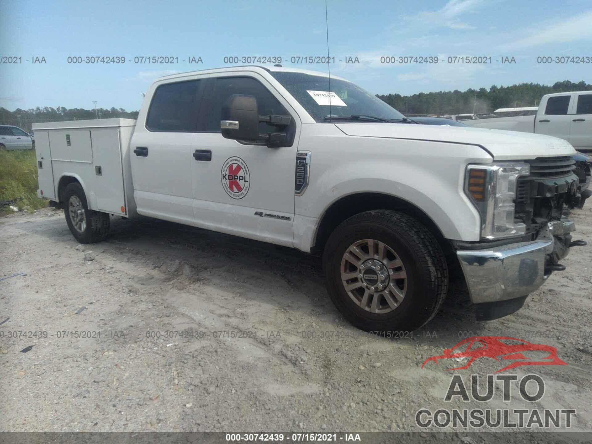 FORD SUPER DUTY F-250 SRW 2019 - 1FT7W2AT6KED34346