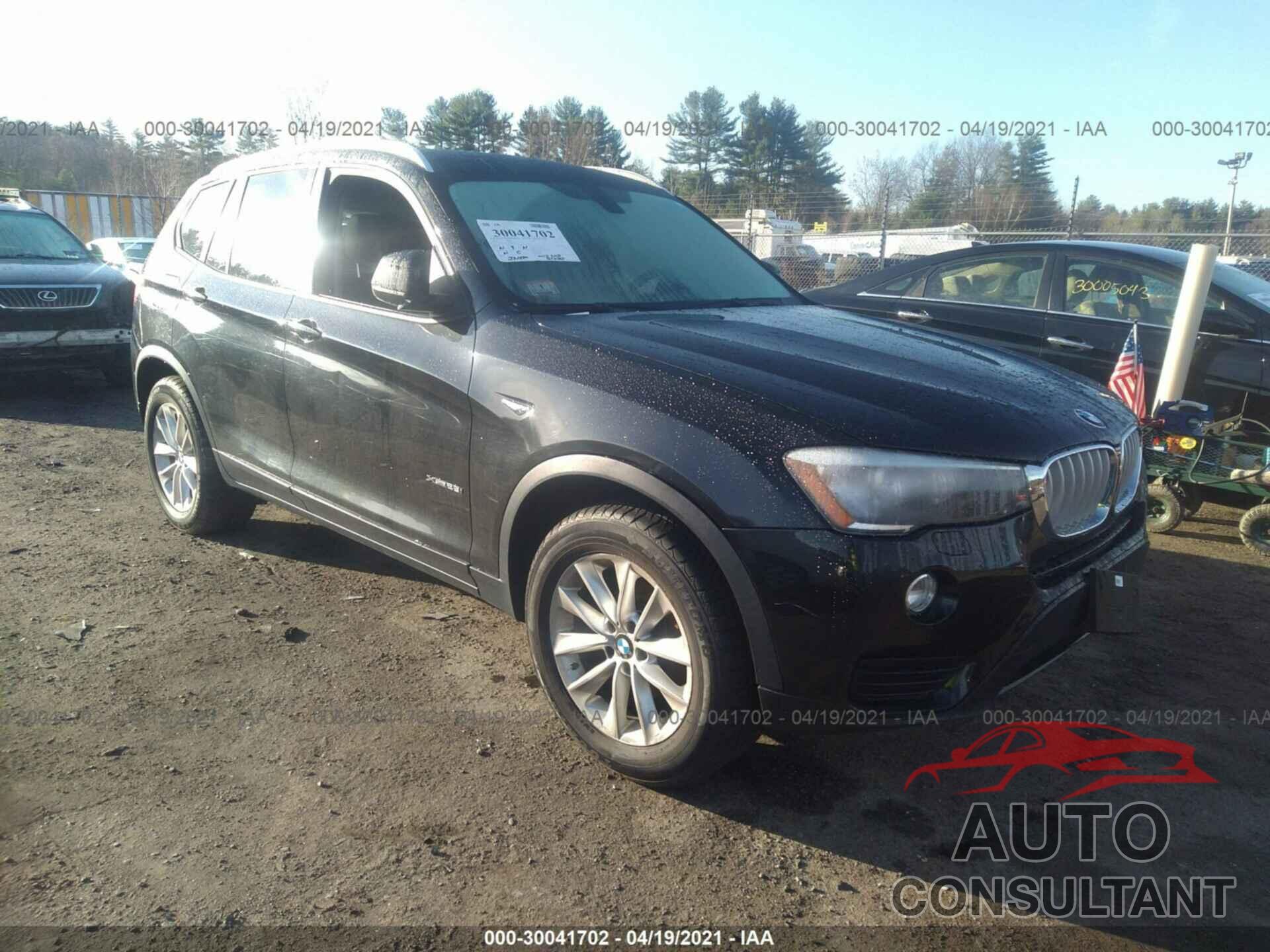 BMW X3 2016 - 5UXWX9C56G0D82502