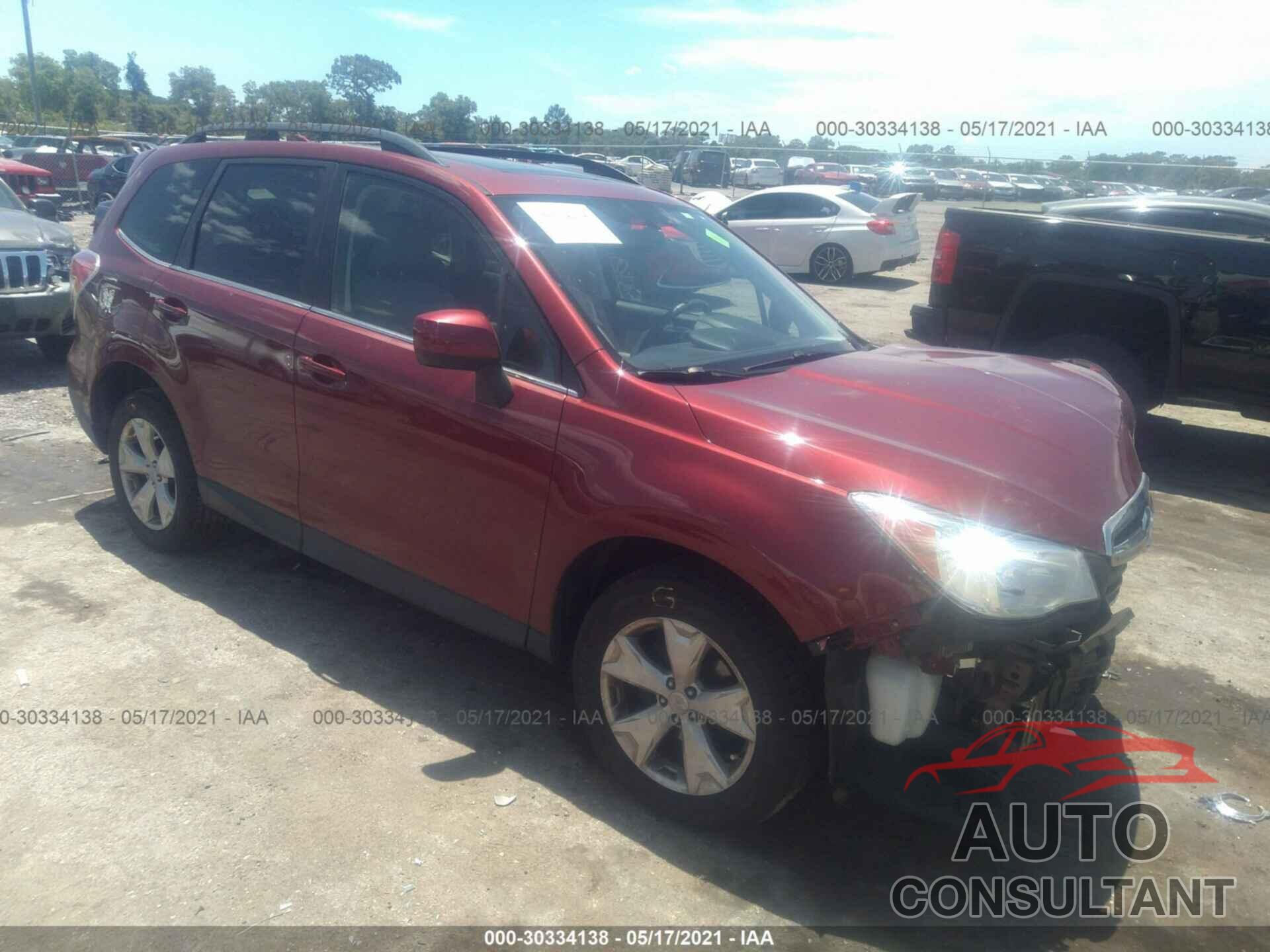 SUBARU FORESTER 2016 - JF2SJAHC7GH501197