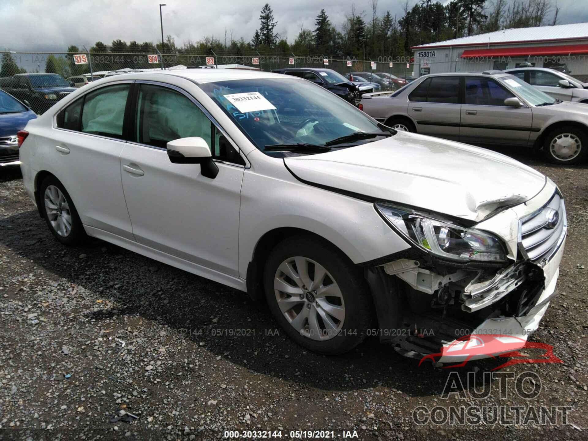 SUBARU LEGACY 2016 - 4S3BNAF61G3037580