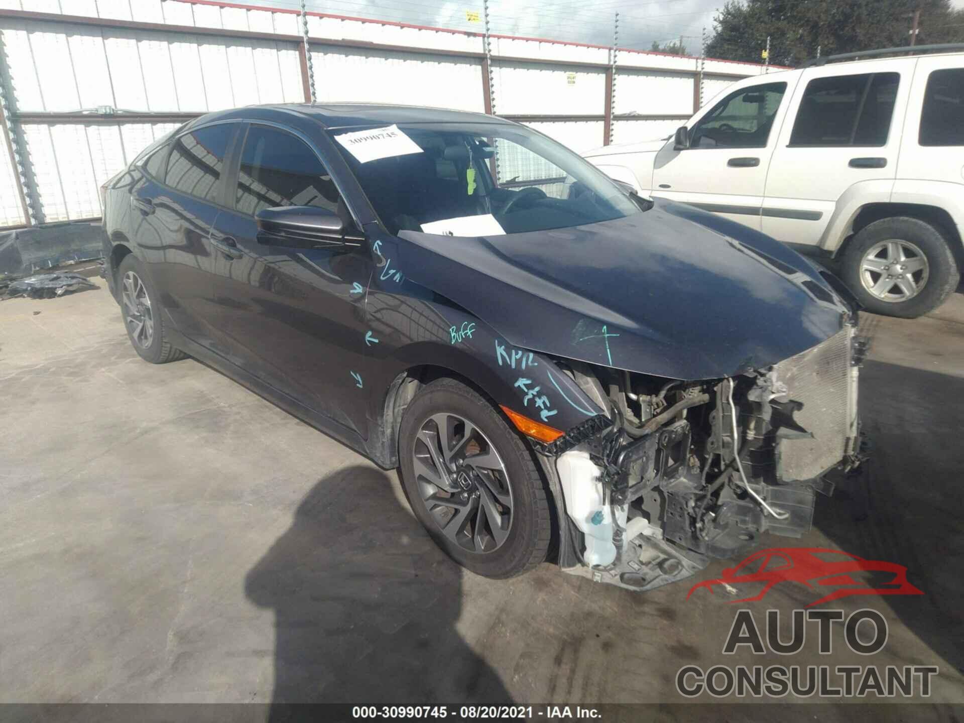 HONDA CIVIC SEDAN 2016 - 19XFC2F74GE091535