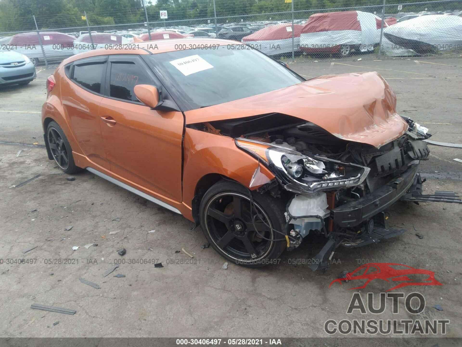 HYUNDAI VELOSTER 2016 - KMHTC6AE0GU263699