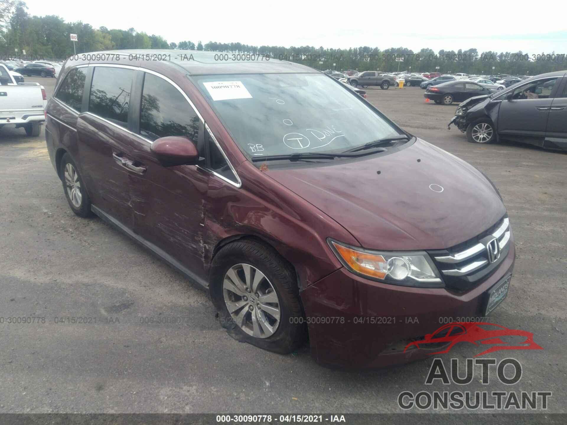 HONDA ODYSSEY 2016 - 5FNRL5H69GB083752