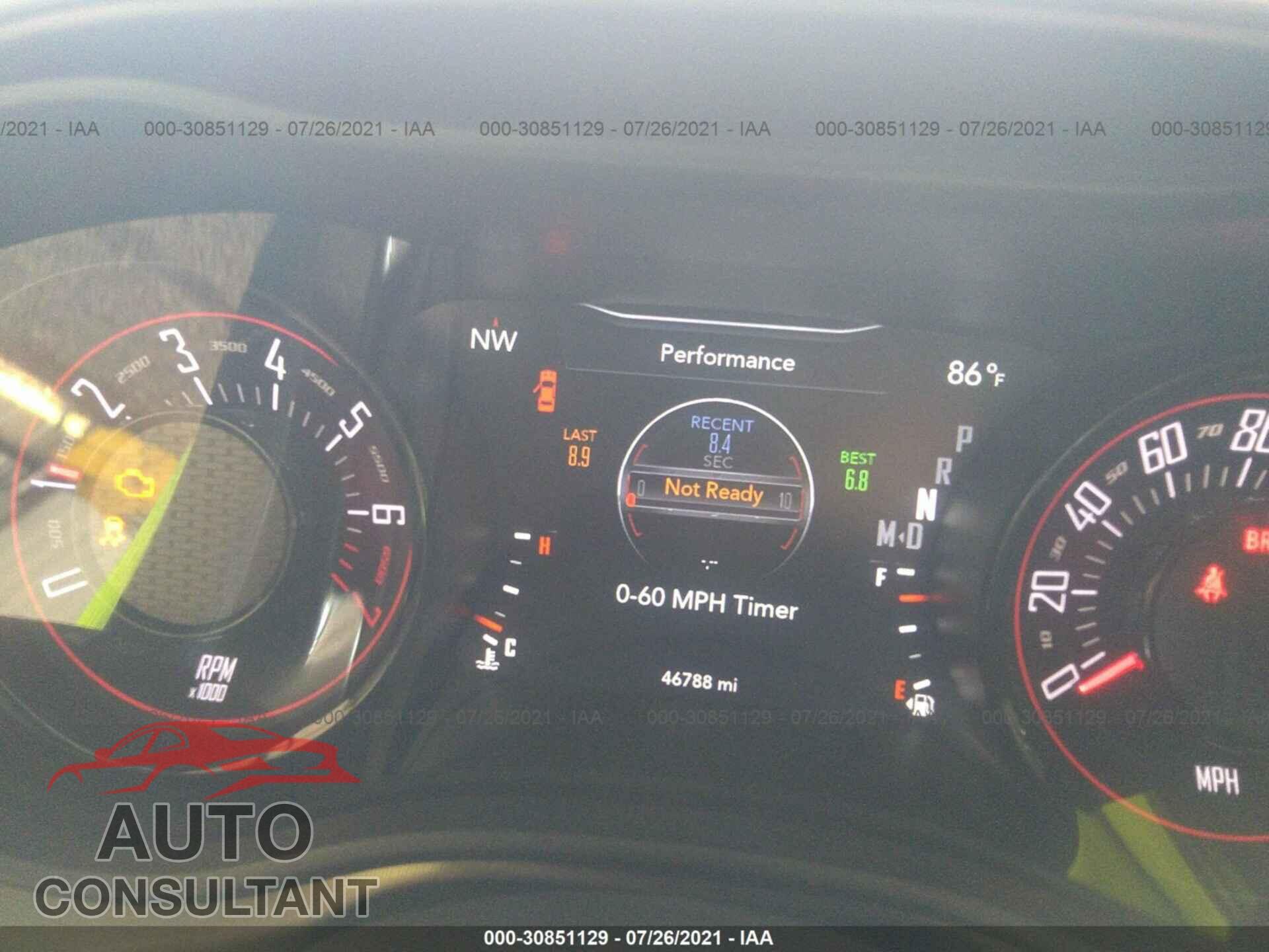 DODGE CHALLENGER 2019 - 2C3CDZJG9KH566775